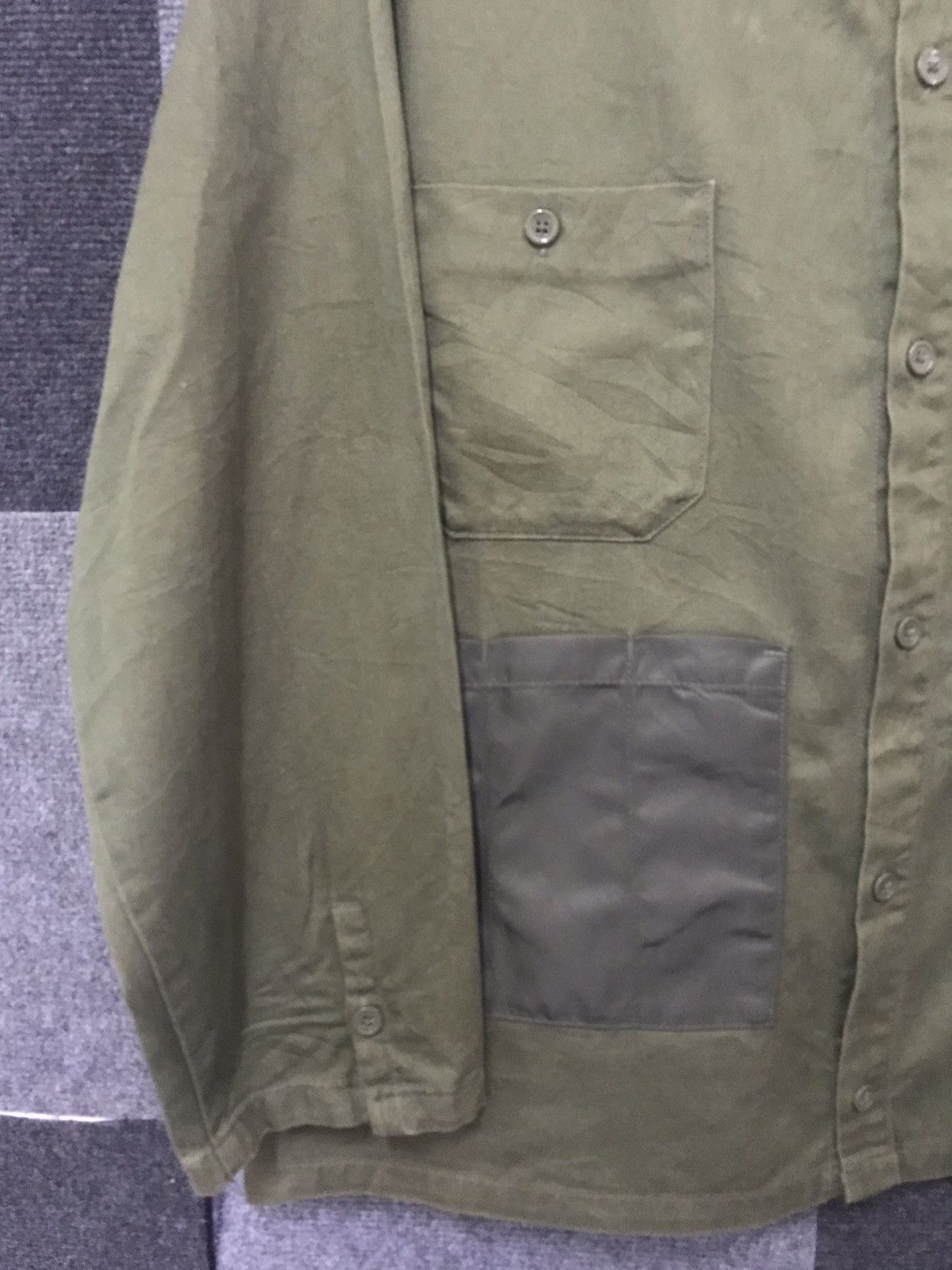Japanese Brand NANO UNIVERSE Multipocket Two Tones Oversize Jacket F822 Size US M / EU 48-50 / 2 - 3 Thumbnail