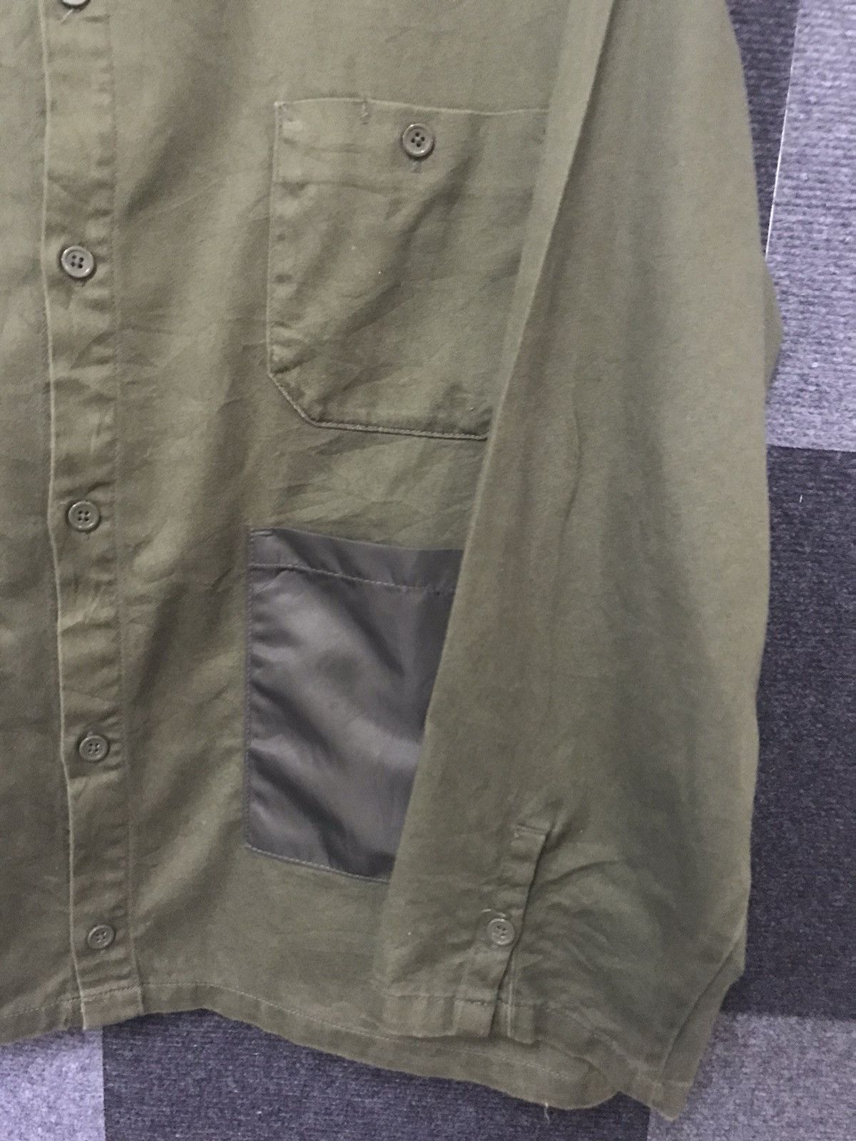 Japanese Brand NANO UNIVERSE Multipocket Two Tones Oversize Jacket F822 Size US M / EU 48-50 / 2 - 2 Thumbnail