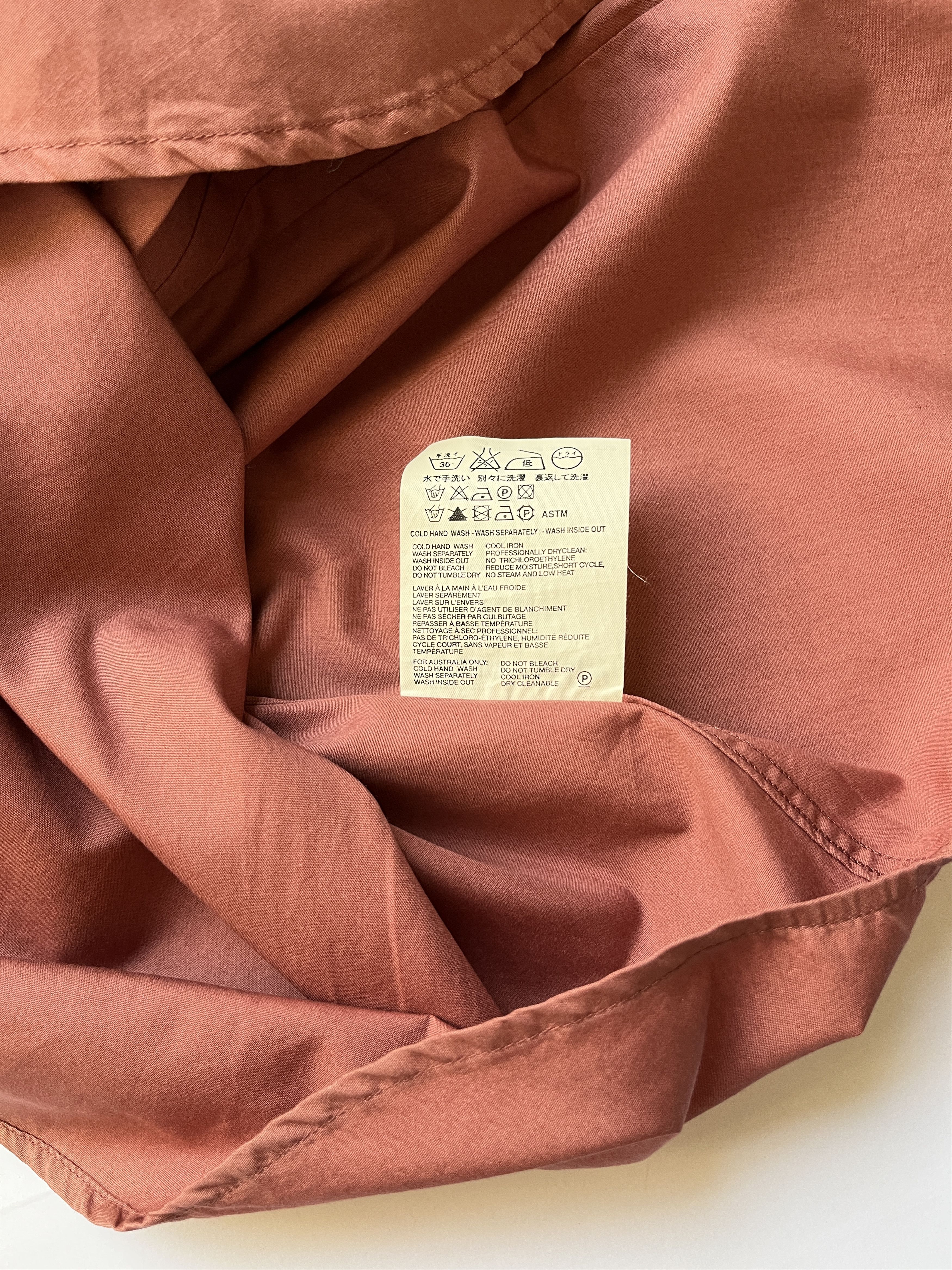 Miu Miu Early 2000's Miu Miu Brick Color Shirt Size US M / EU 48-50 / 2 - 4 Thumbnail