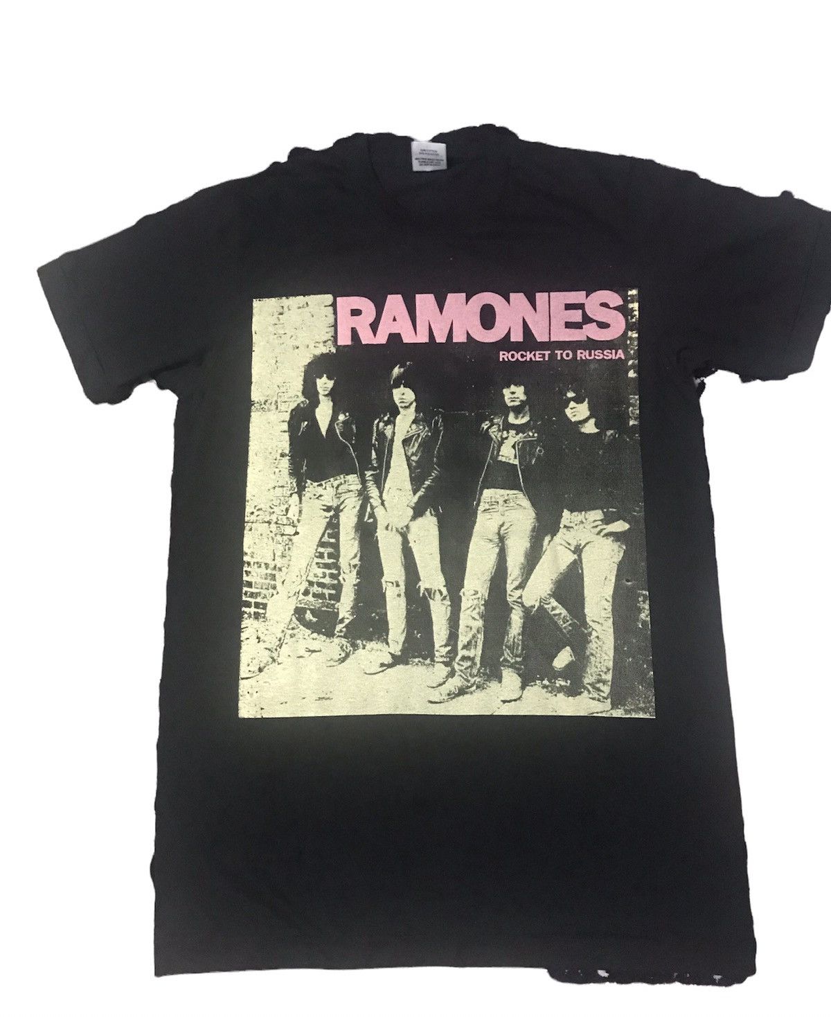 Vintage Ramones Band Rocket to Russia
