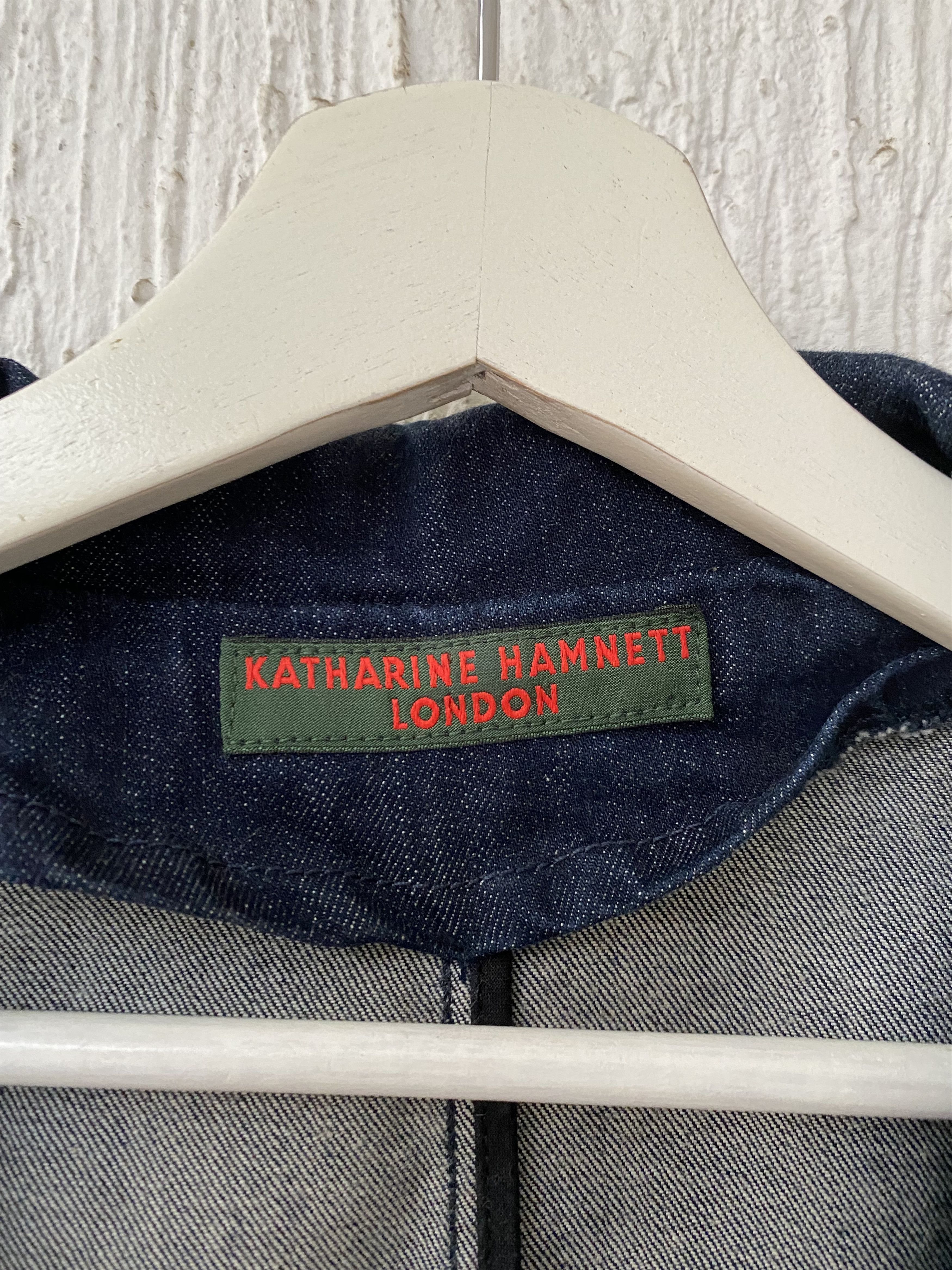 Katharine Hamnett London AW89 denim 'james bond' blazer Size US S / EU 44-46 / 1 - 4 Thumbnail
