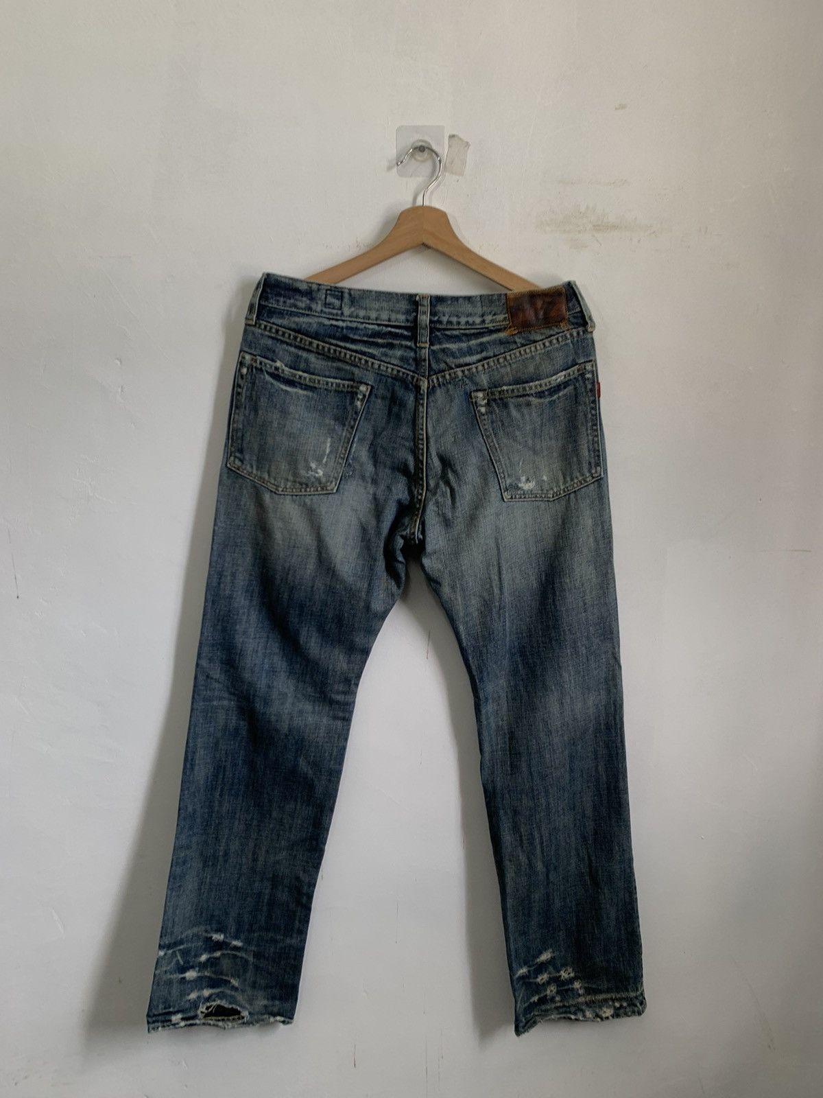 Japanese Brand Bartack Work Clothing Japanese Brand Denim Jeans Size US 33 - 2 Thumbnail