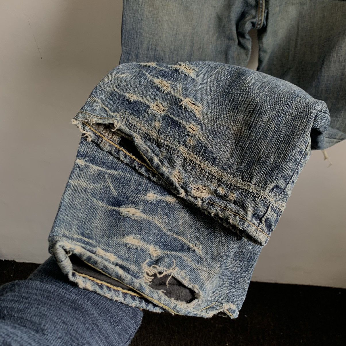Japanese Brand Bartack Work Clothing Japanese Brand Denim Jeans Size US 33 - 14 Thumbnail