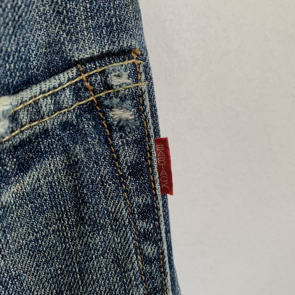Japanese Brand Bartack Work Clothing Japanese Brand Denim Jeans Size US 33 - 11 Thumbnail