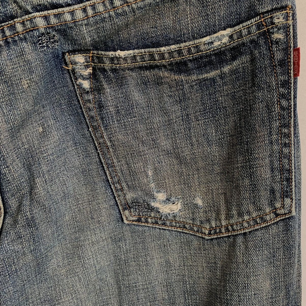 Japanese Brand Bartack Work Clothing Japanese Brand Denim Jeans Size US 33 - 13 Thumbnail