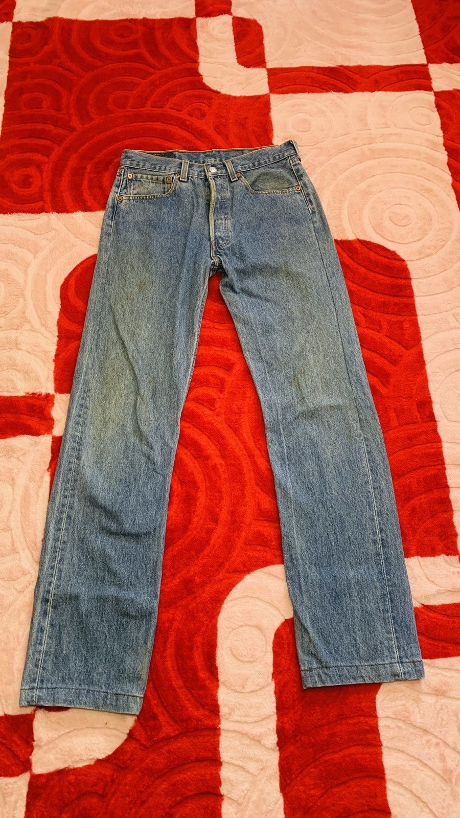 Vintage 90s Levis 501 Made In Usa Denim Jeans