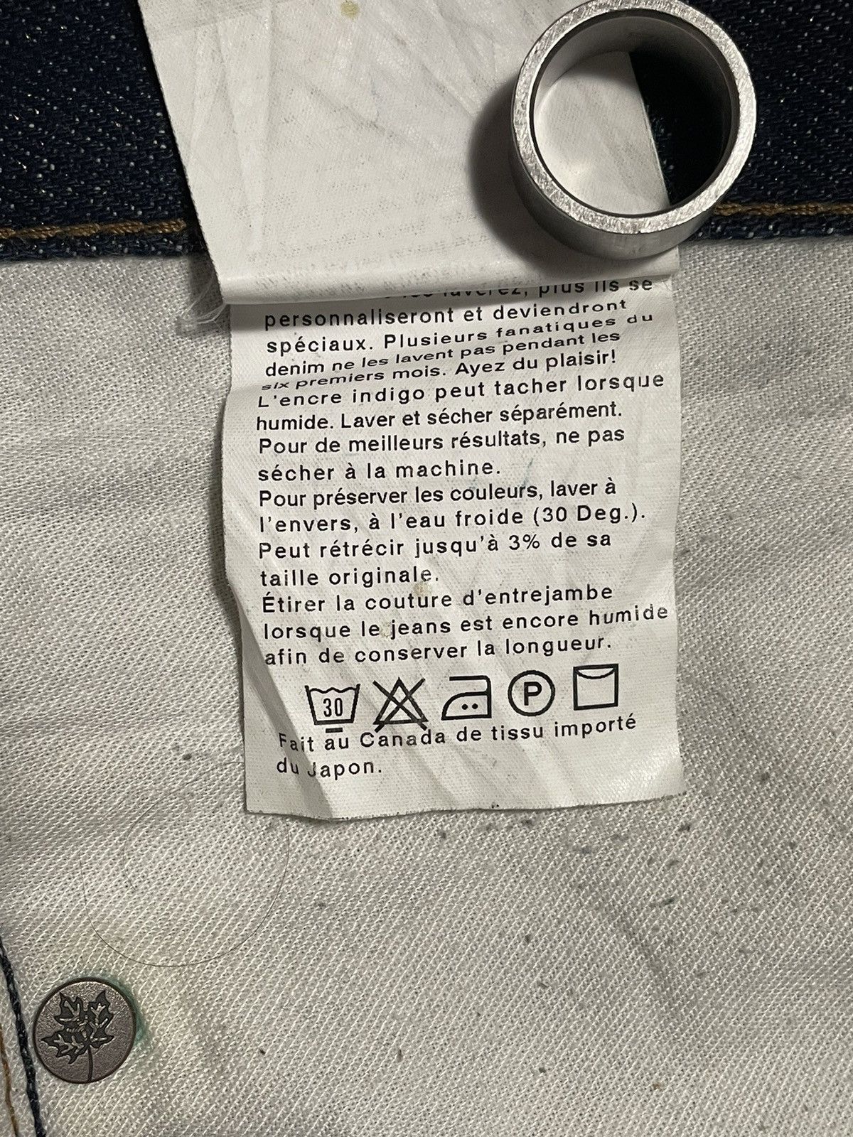 Naked & Famous Copper Twist Selvedge Jeans Size US 30 / EU 46 - 11 Thumbnail