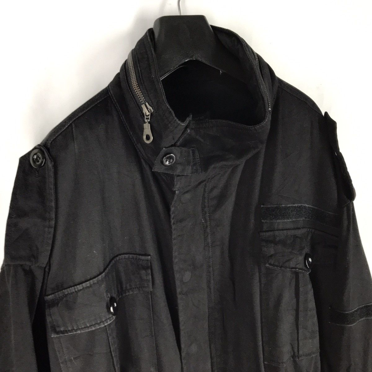 Japanese Brand B-S UTILITY PARKA OVERSIZED JACKET HIDDEN HOODIE Size US XXL / EU 58 / 5 - 6 Thumbnail