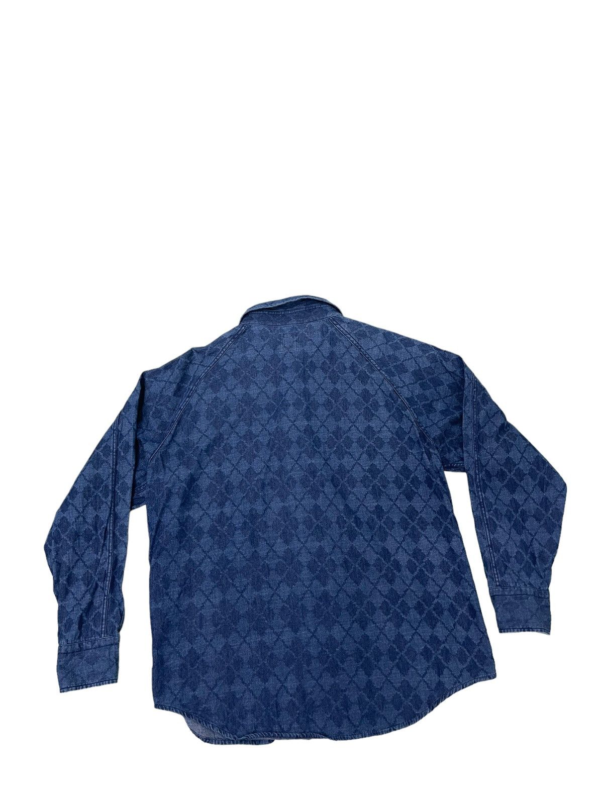Yohji Yamamoto 90s Yohji x AAR Fullpatent Denim Shirt 43🟩 Size US XL / EU 56 / 4 - 10 Thumbnail
