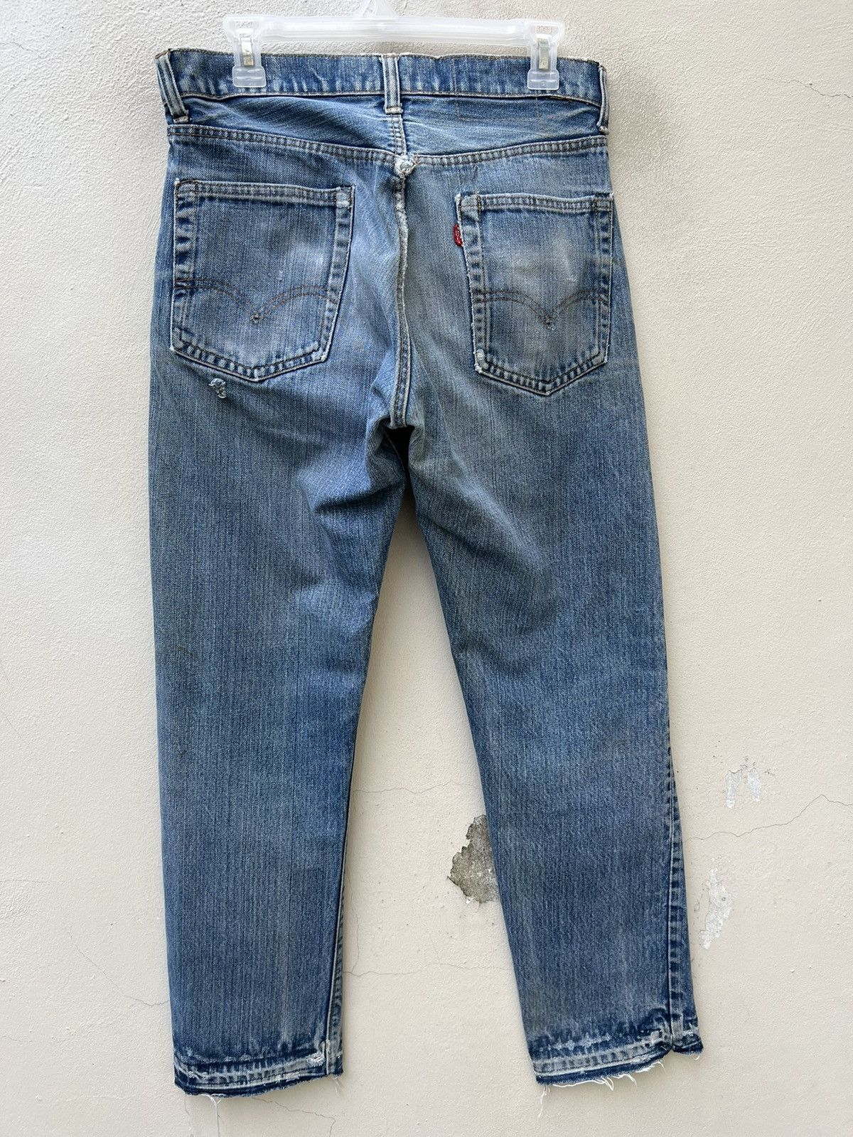 Levi's Vintage 70s Levi’s 505 Bartack 42 Talon Dirty Denim Jeans Size US 31 - 11 Thumbnail