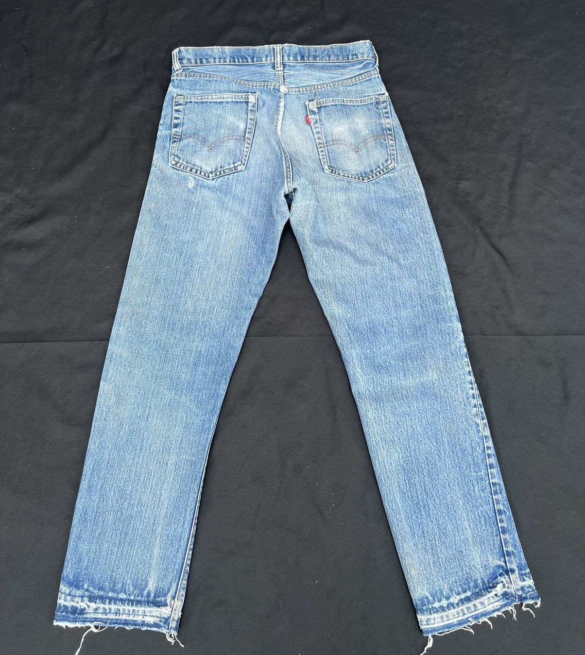 Levi's Vintage 70s Levi’s 505 Bartack 42 Talon Dirty Denim Jeans Size US 31 - 25 Thumbnail