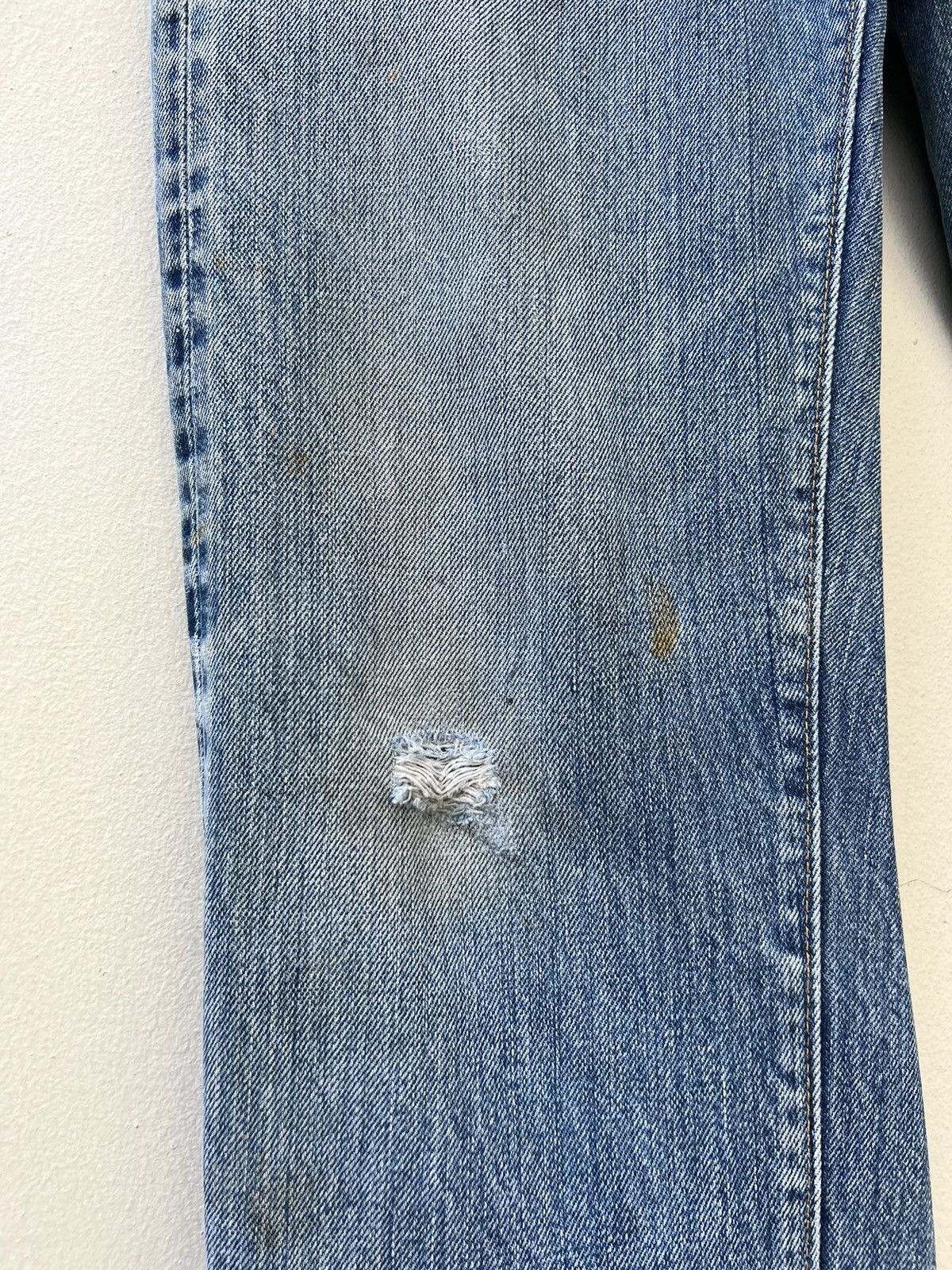Levi's Vintage 70s Levi’s 505 Bartack 42 Talon Dirty Denim Jeans Size US 31 - 5 Thumbnail