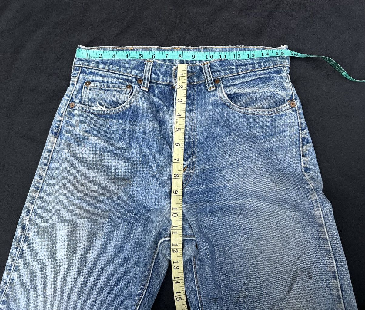 Levi's Vintage 70s Levi’s 505 Bartack 42 Talon Dirty Denim Jeans Size US 31 - 22 Thumbnail