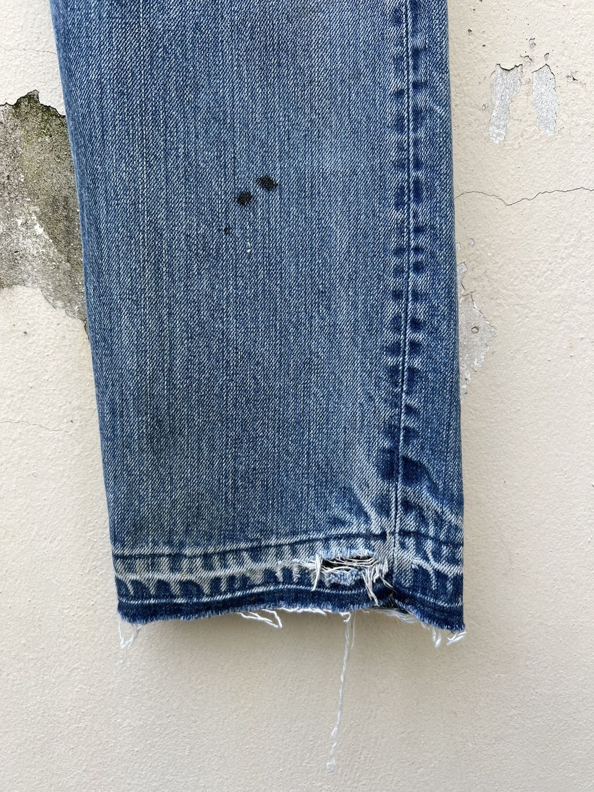 Levi's Vintage 70s Levi’s 505 Bartack 42 Talon Dirty Denim Jeans Size US 31 - 9 Thumbnail