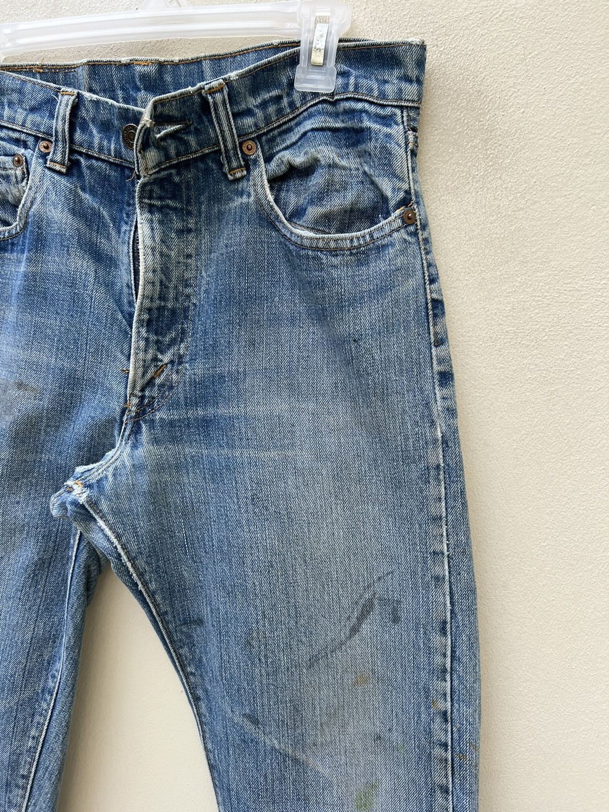 Levi's Vintage 70s Levi’s 505 Bartack 42 Talon Dirty Denim Jeans Size US 31 - 7 Thumbnail