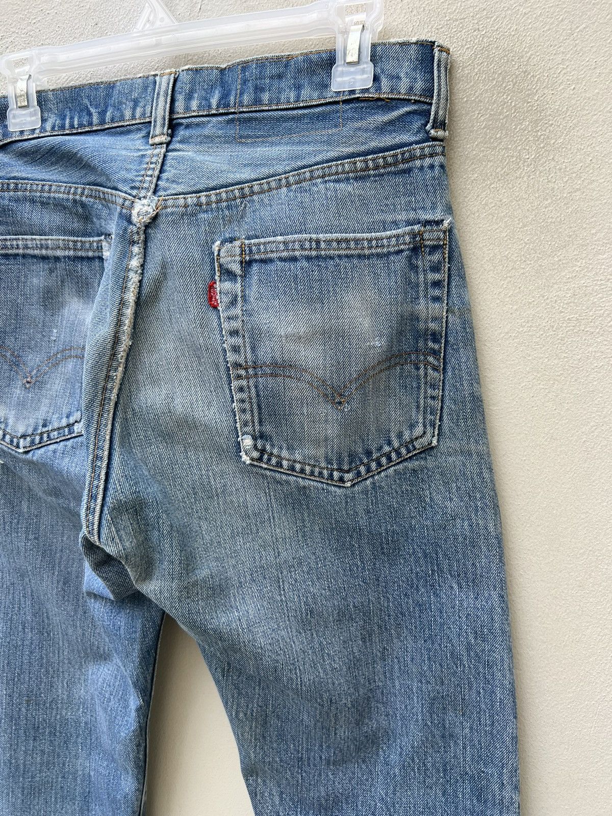 Levi's Vintage 70s Levi’s 505 Bartack 42 Talon Dirty Denim Jeans Size US 31 - 15 Thumbnail