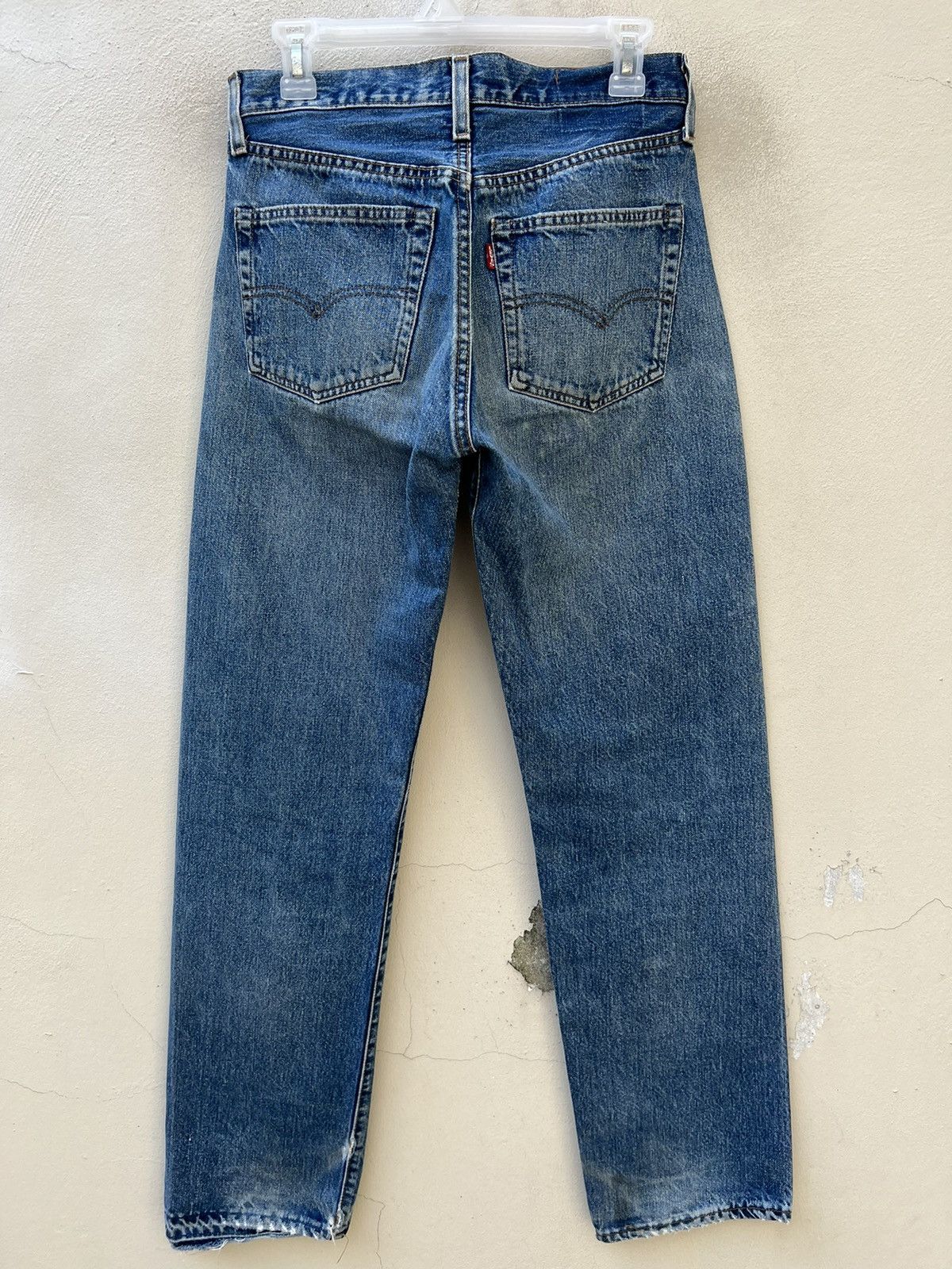 Levi's Vintage 90s Levi’s 501 Redline E Fade Denim Selvedge Jeans Size US 30 / EU 46 - 9 Thumbnail