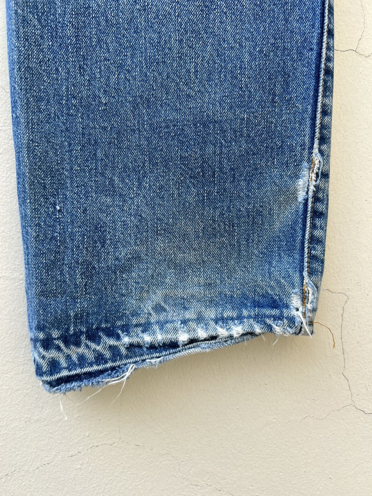 Levi's Vintage 90s Levi’s 501 Redline E Fade Denim Selvedge Jeans Size US 30 / EU 46 - 11 Thumbnail