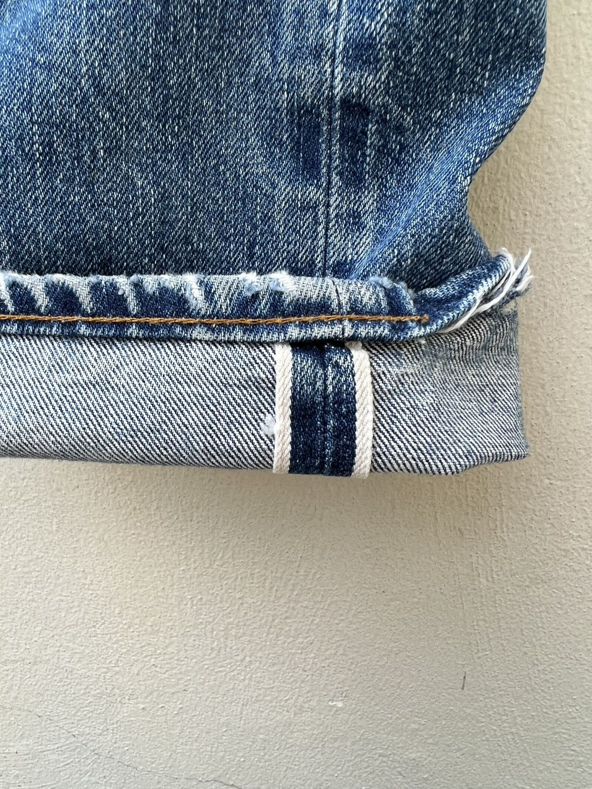 Levi's Vintage 90s Levi’s 501 Redline E Fade Denim Selvedge Jeans Size US 30 / EU 46 - 8 Thumbnail