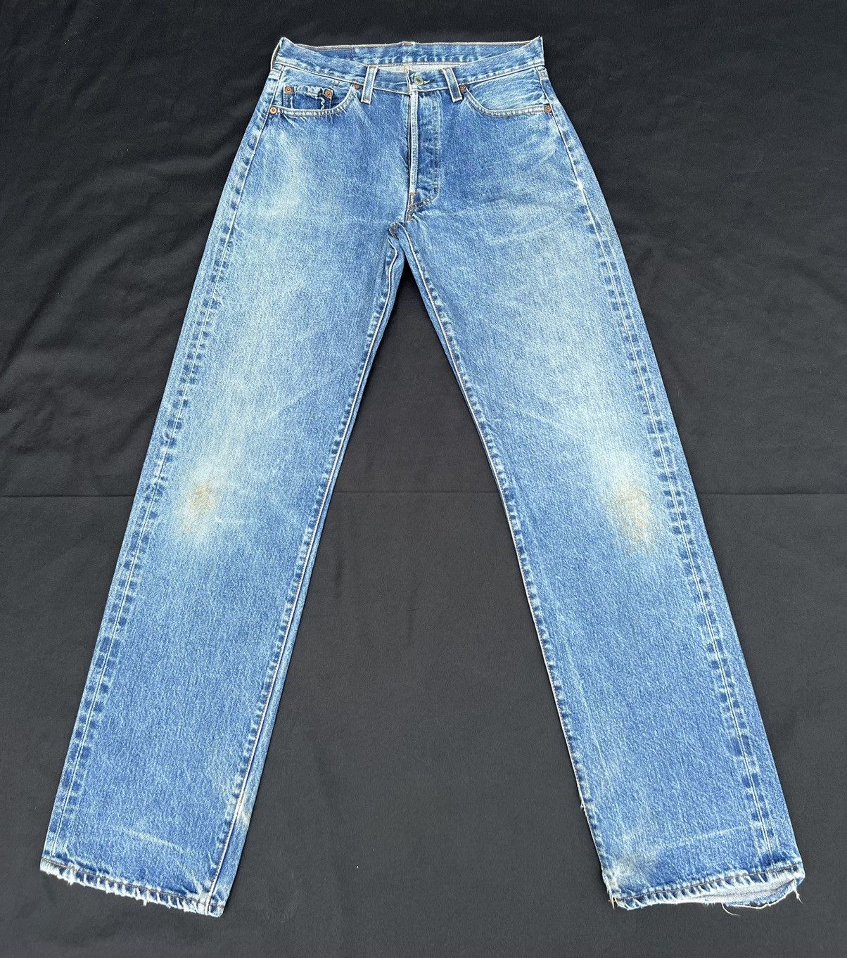 Levi's Vintage 90s Levi’s 501 Redline E Fade Denim Selvedge Jeans Size US 30 / EU 46 - 21 Thumbnail