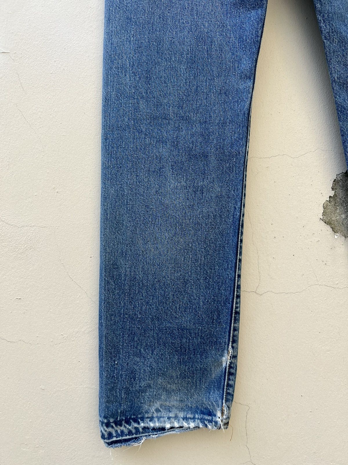 Levi's Vintage 90s Levi’s 501 Redline E Fade Denim Selvedge Jeans Size US 30 / EU 46 - 10 Thumbnail