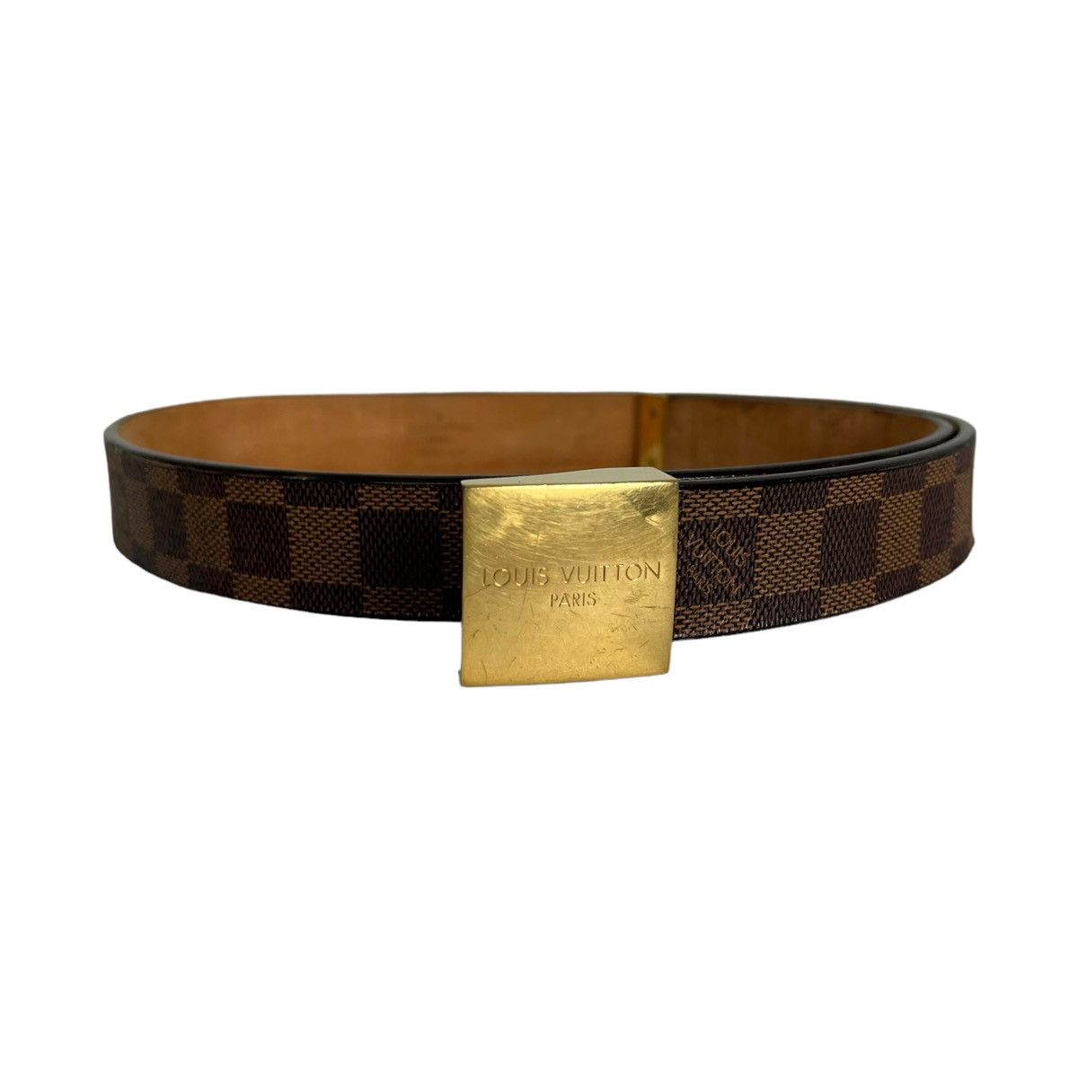 louis vuitton belt damier ebene