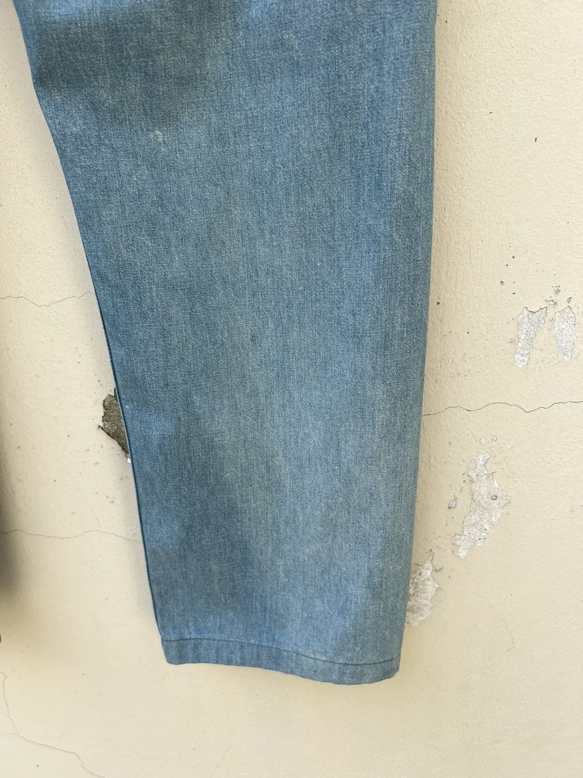 Hiroshi Kato × KATO Sun Fade Blue Vintage Kato Japan Dirty Denim Fatigue Pant Size US 31 - 18 Thumbnail