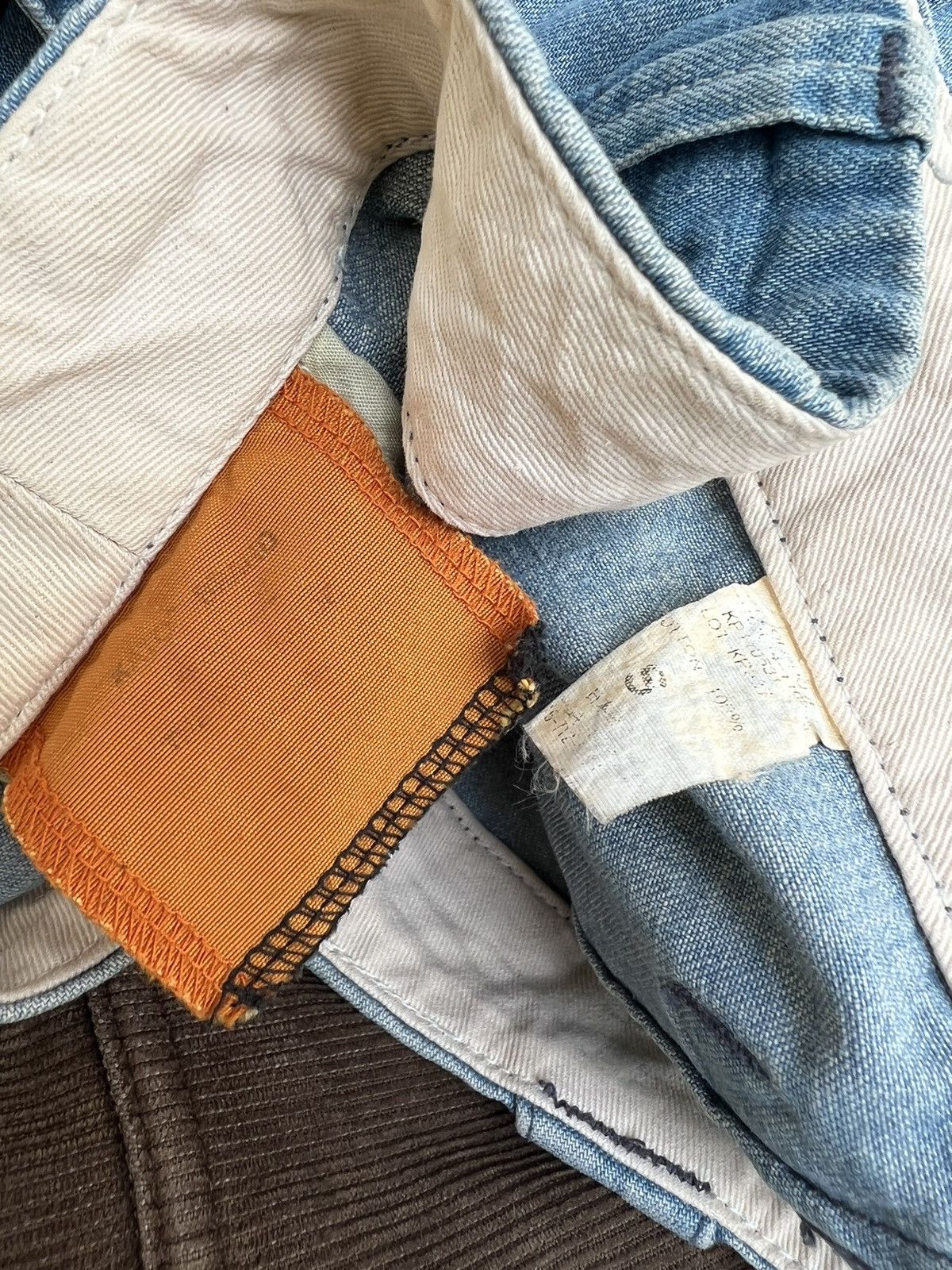 Hiroshi Kato × KATO Sun Fade Blue Vintage Kato Japan Dirty Denim Fatigue Pant Size US 31 - 22 Thumbnail
