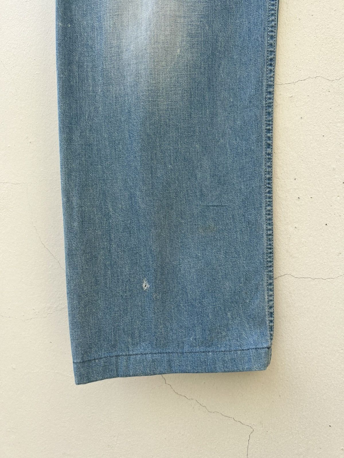 Hiroshi Kato × KATO Sun Fade Blue Vintage Kato Japan Dirty Denim Fatigue Pant Size US 31 - 10 Thumbnail