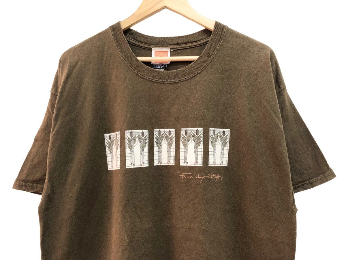 Hanes × Vintage 🔥 FRANK LLOYD WRIGHT FOUNDATION ARCHITECTURE DESIGNER ART T Size US XL / EU 56 / 4 - 3 Thumbnail