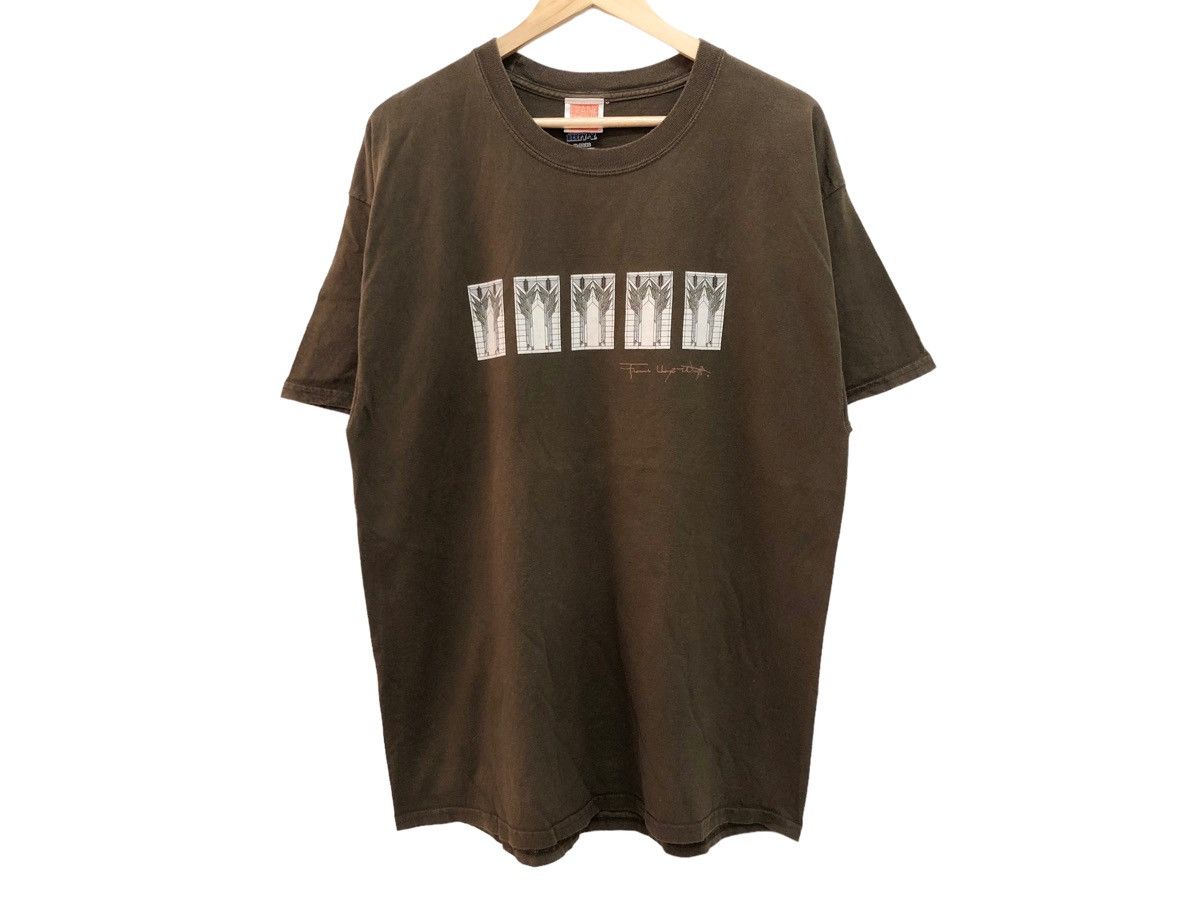 Hanes × Vintage 🔥 FRANK LLOYD WRIGHT FOUNDATION ARCHITECTURE DESIGNER ART T Size US XL / EU 56 / 4 - 1 Thumbnail