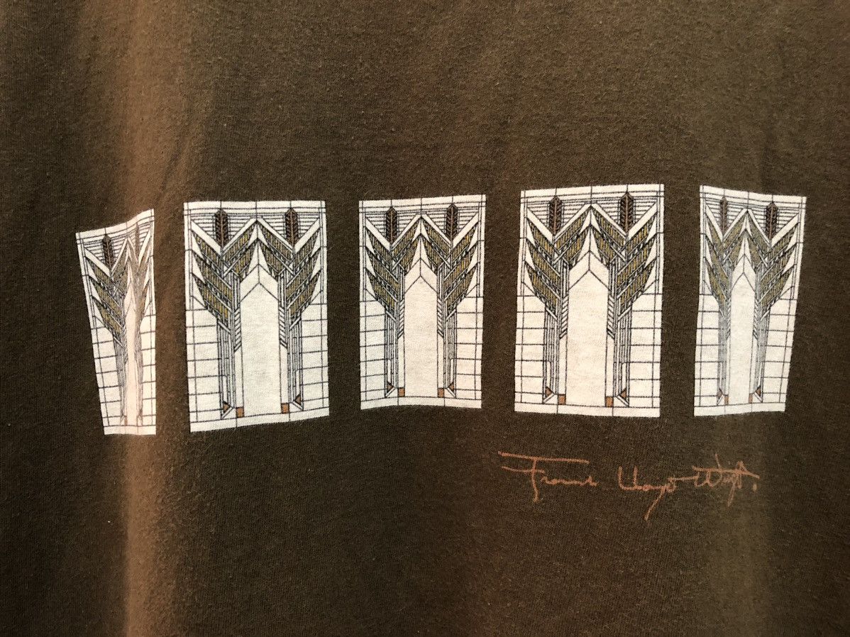 Hanes × Vintage 🔥 FRANK LLOYD WRIGHT FOUNDATION ARCHITECTURE DESIGNER ART T Size US XL / EU 56 / 4 - 5 Thumbnail