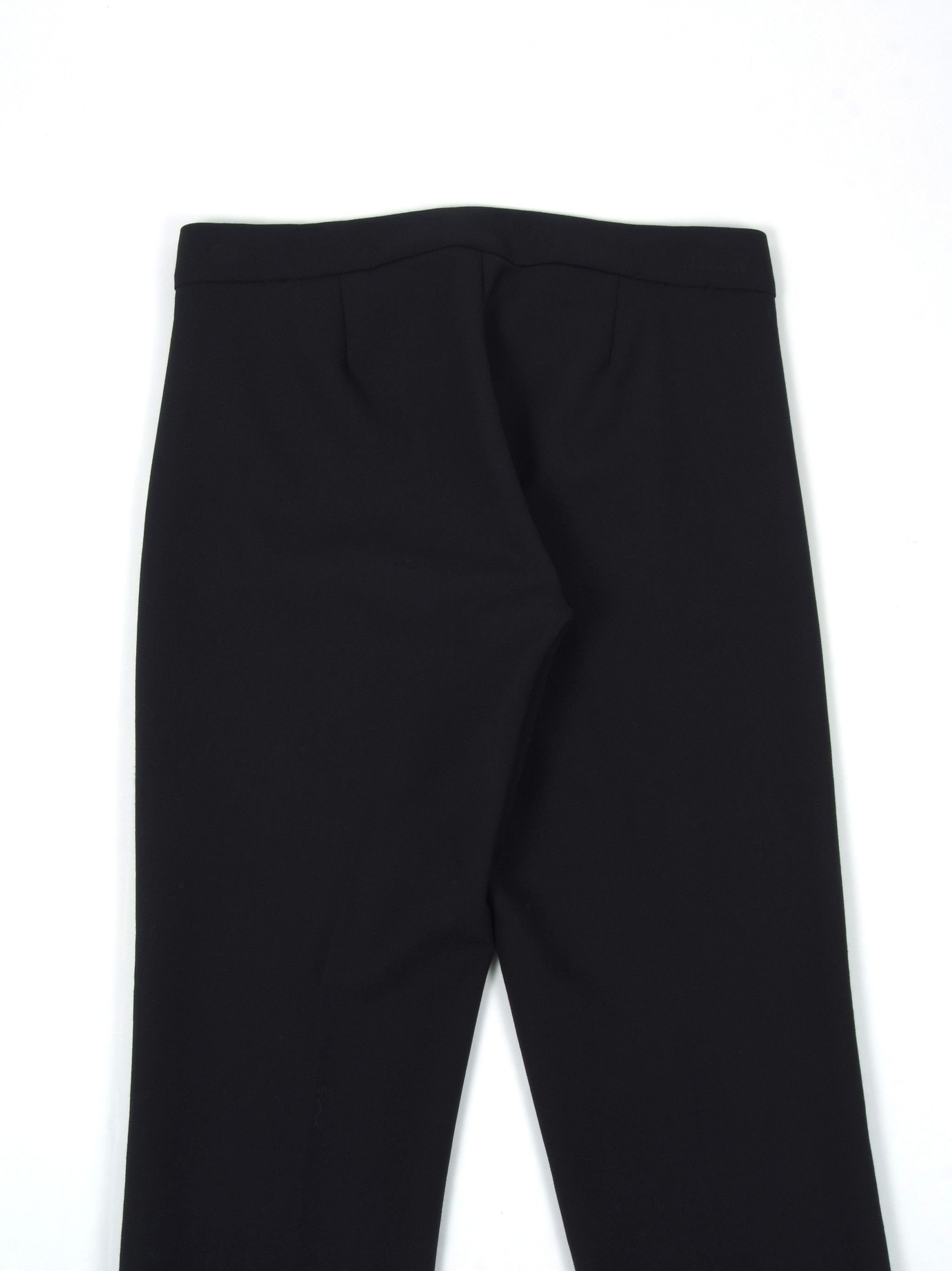 Max Mara Max Mara Black Wool Solid Pants US4 Size 27" / US 4 / IT 40 - 4 Thumbnail
