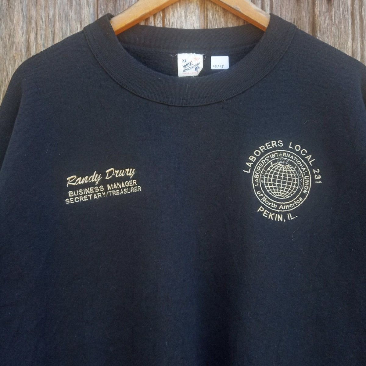 Vintage Vintage Randy Drury Laborers Inter Union of North America Size US XL / EU 56 / 4 - 3 Thumbnail