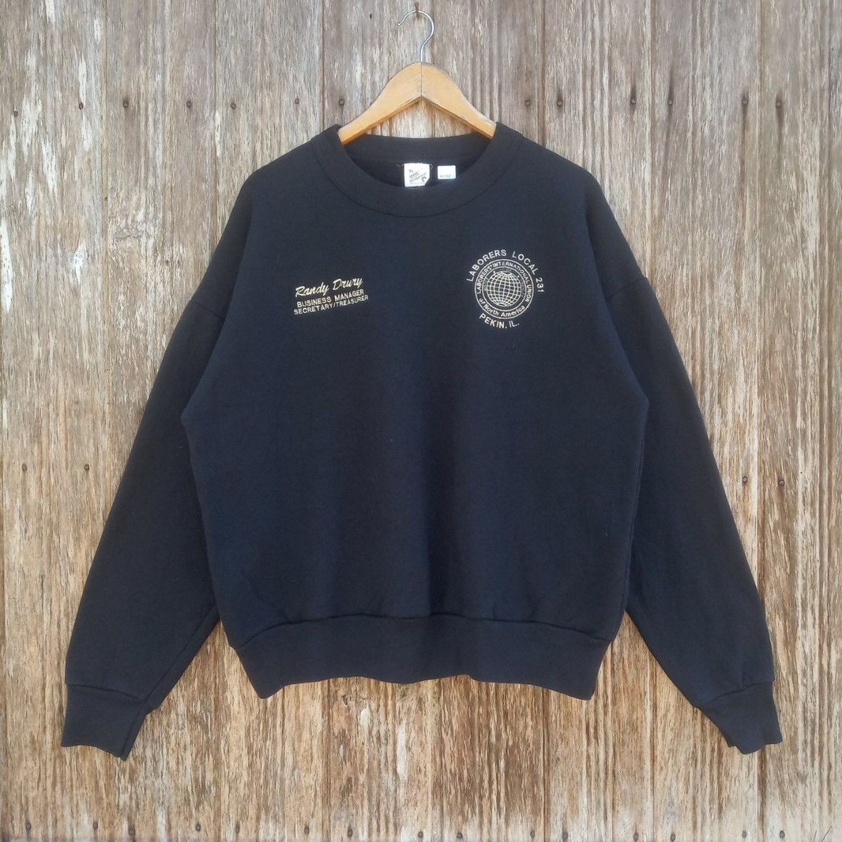 Vintage Vintage Randy Drury Laborers Inter Union of North America Size US XL / EU 56 / 4 - 1 Thumbnail