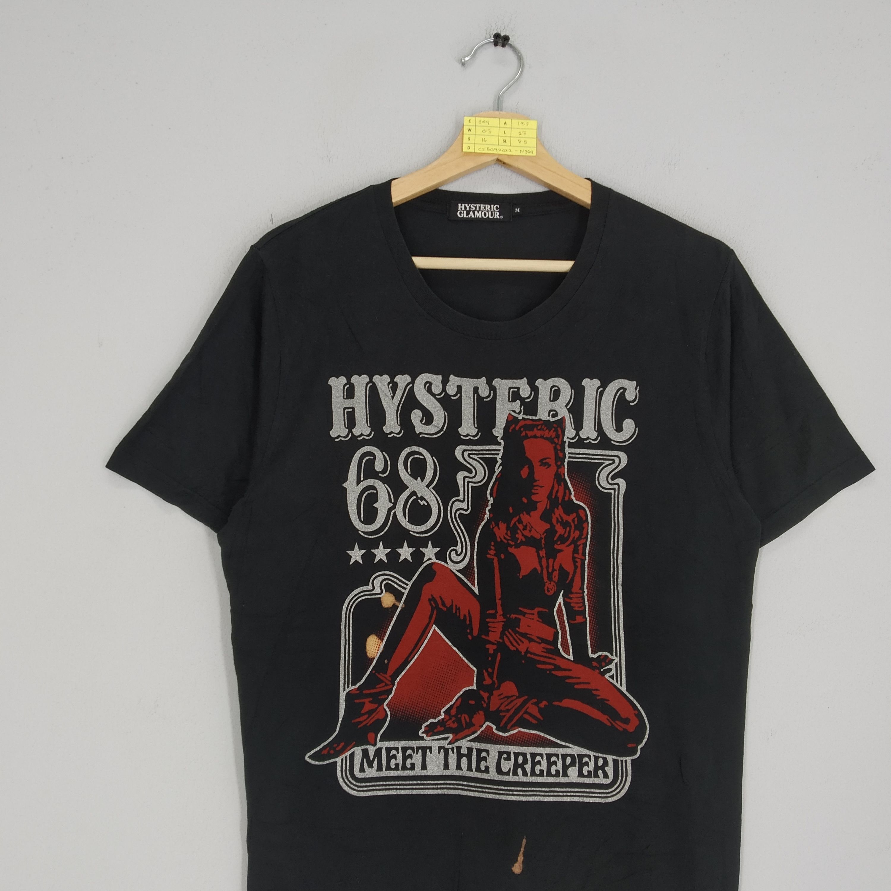Hysteric Glamour × Japanese Brand × Vintage Vintage Hysteric Glamour Japan Meet The Creeper Streetwear Size US M / EU 48-50 / 2 - 3 Thumbnail