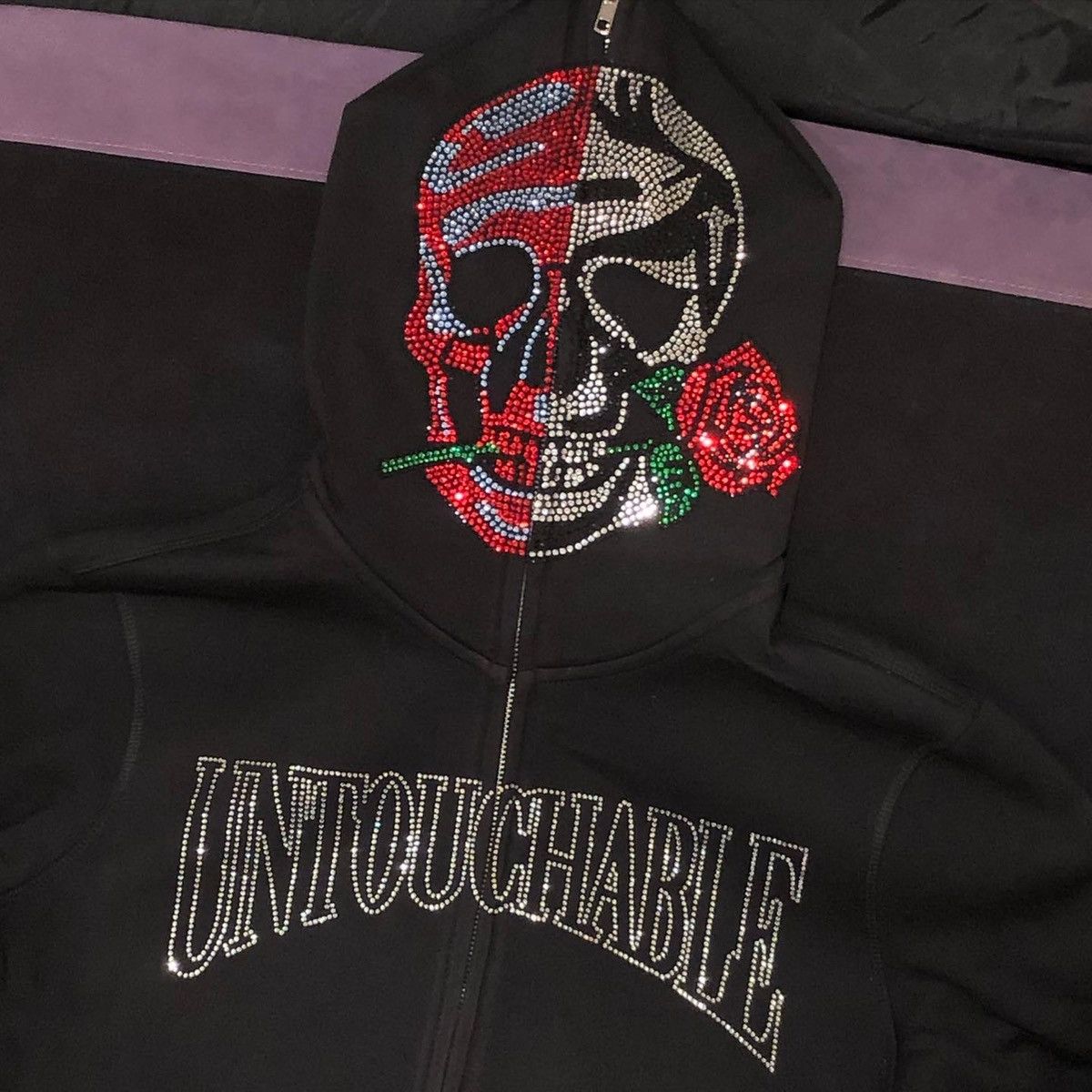 Other Untouchable Lifestyle Split Skull Full Zip Hoodie Size US XS / EU 42 / 0 - 1 Thumbnail