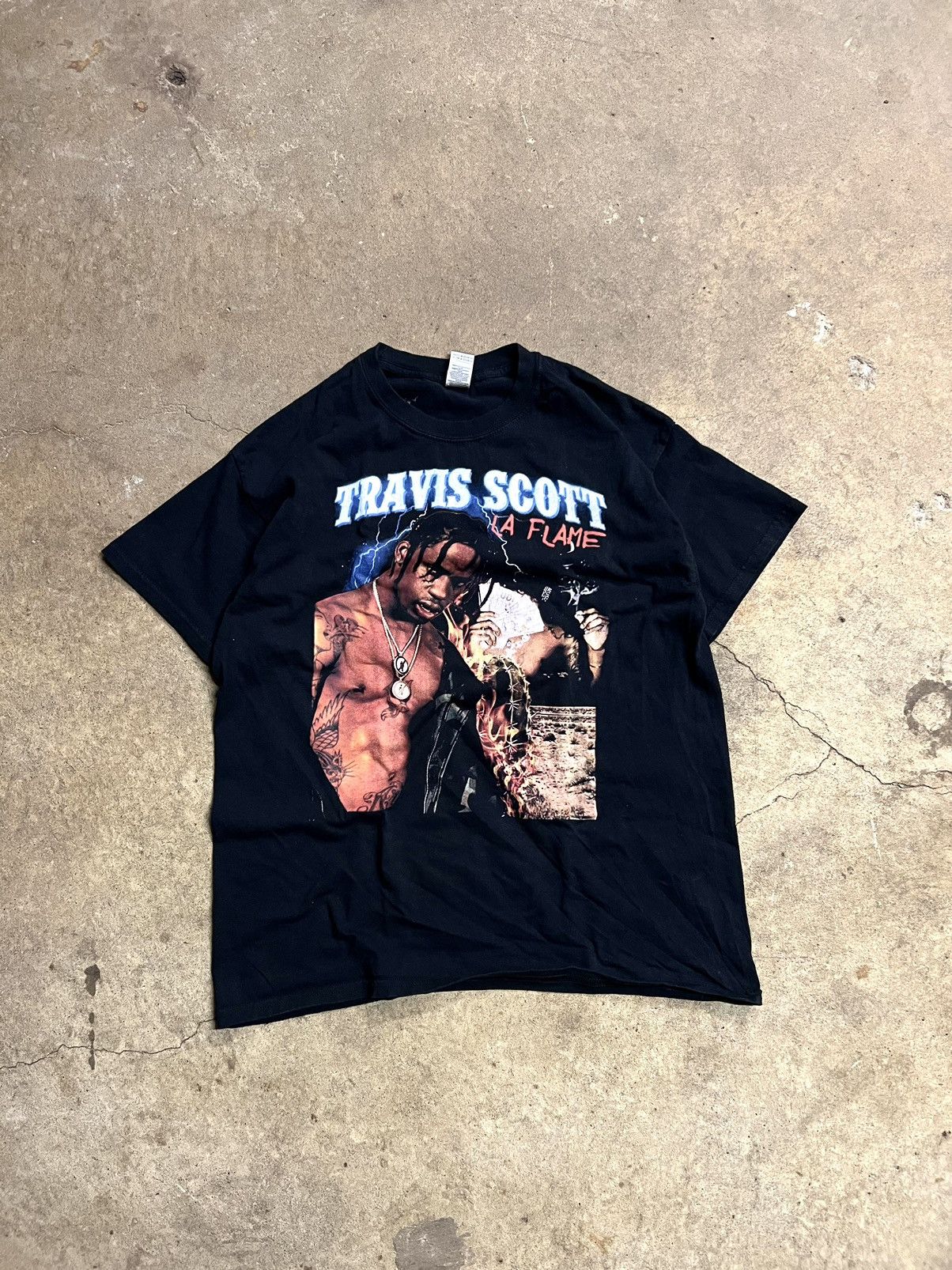 Travis Scott Vintage Style Travis Scott Rap Tee | Grailed