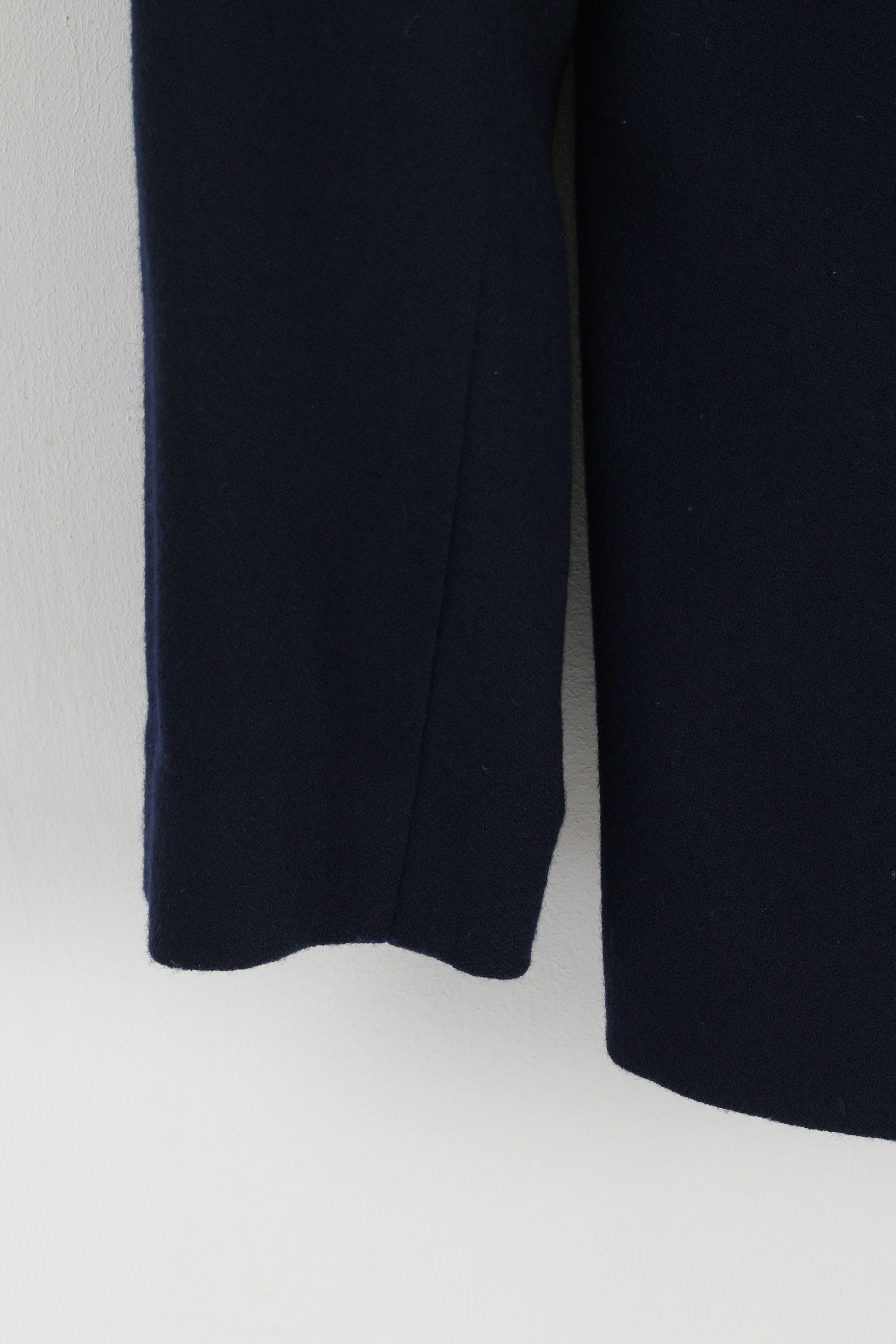 Vintage Anne French Women 10 S Blazer Blue 100% Wool Vintage 0773 Size M / US 6-8 / IT 42-44 - 5 Thumbnail
