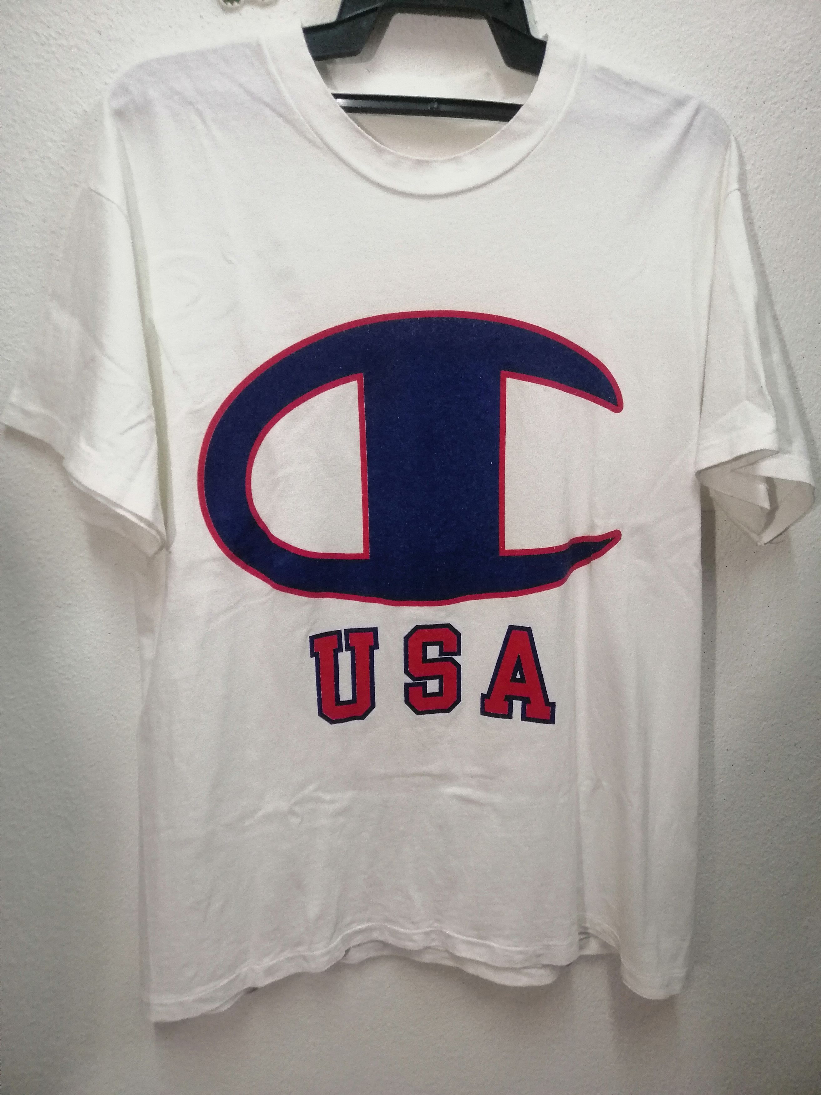Champion × Vintage CHAMPION BIG LOGO / SPELL OUT Size US L / EU 52-54 / 3 - 5 Thumbnail