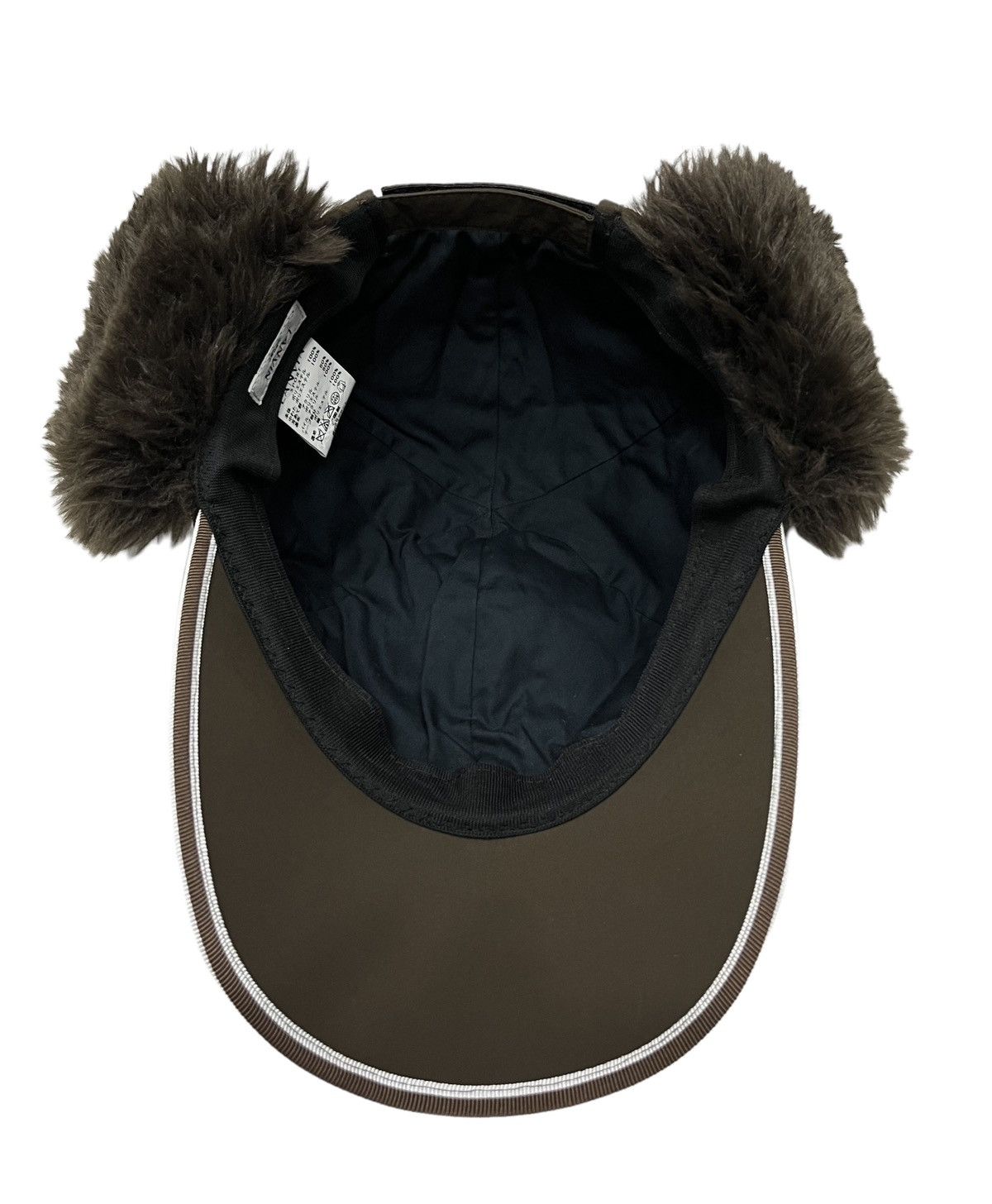 Lanvin 🔥LANVIN SPORT Luxury Quilted Ear Muff Velcro Strapback Hat Size ONE SIZE - 6 Thumbnail