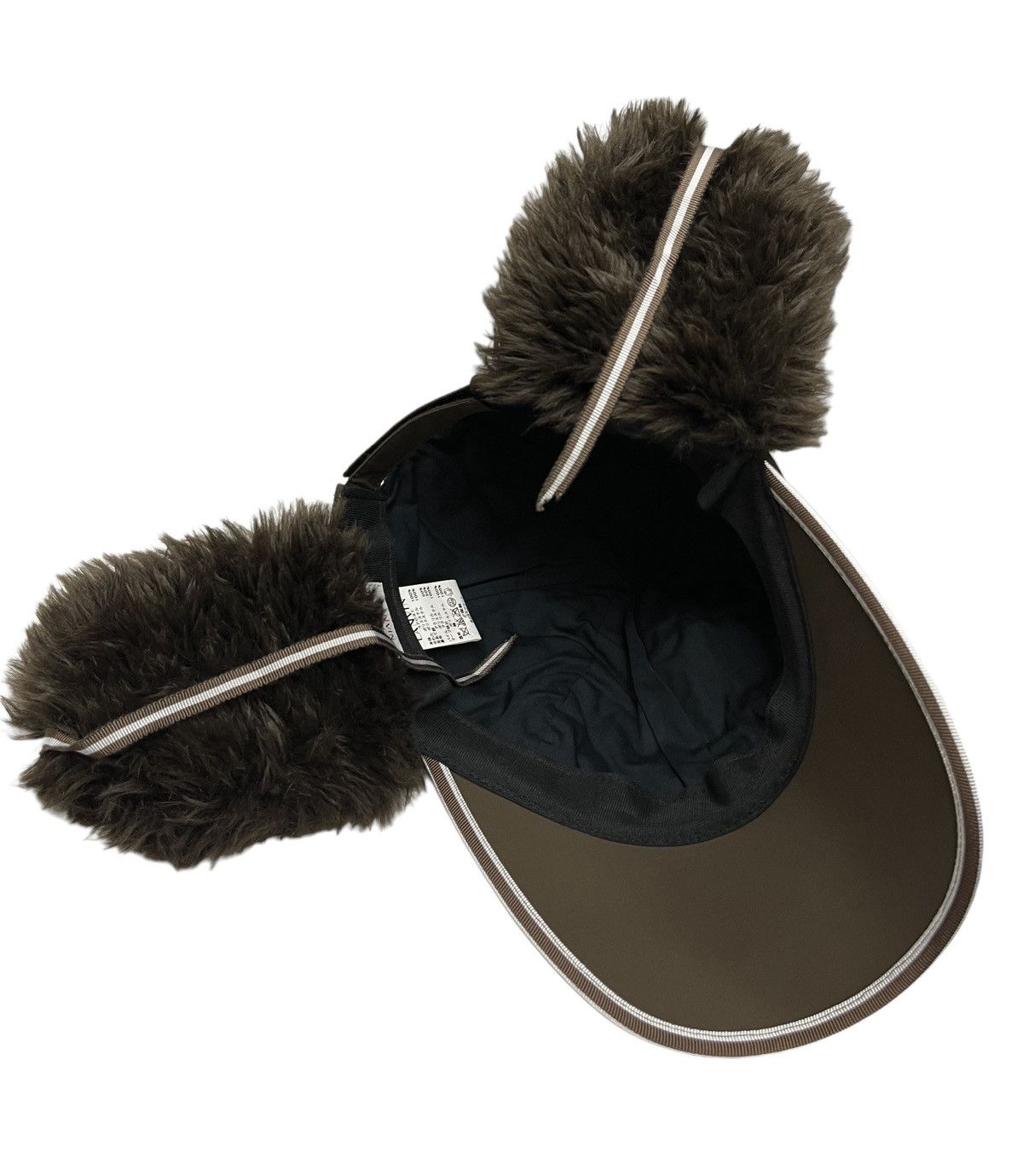 Lanvin 🔥LANVIN SPORT Luxury Quilted Ear Muff Velcro Strapback Hat Size ONE SIZE - 5 Thumbnail