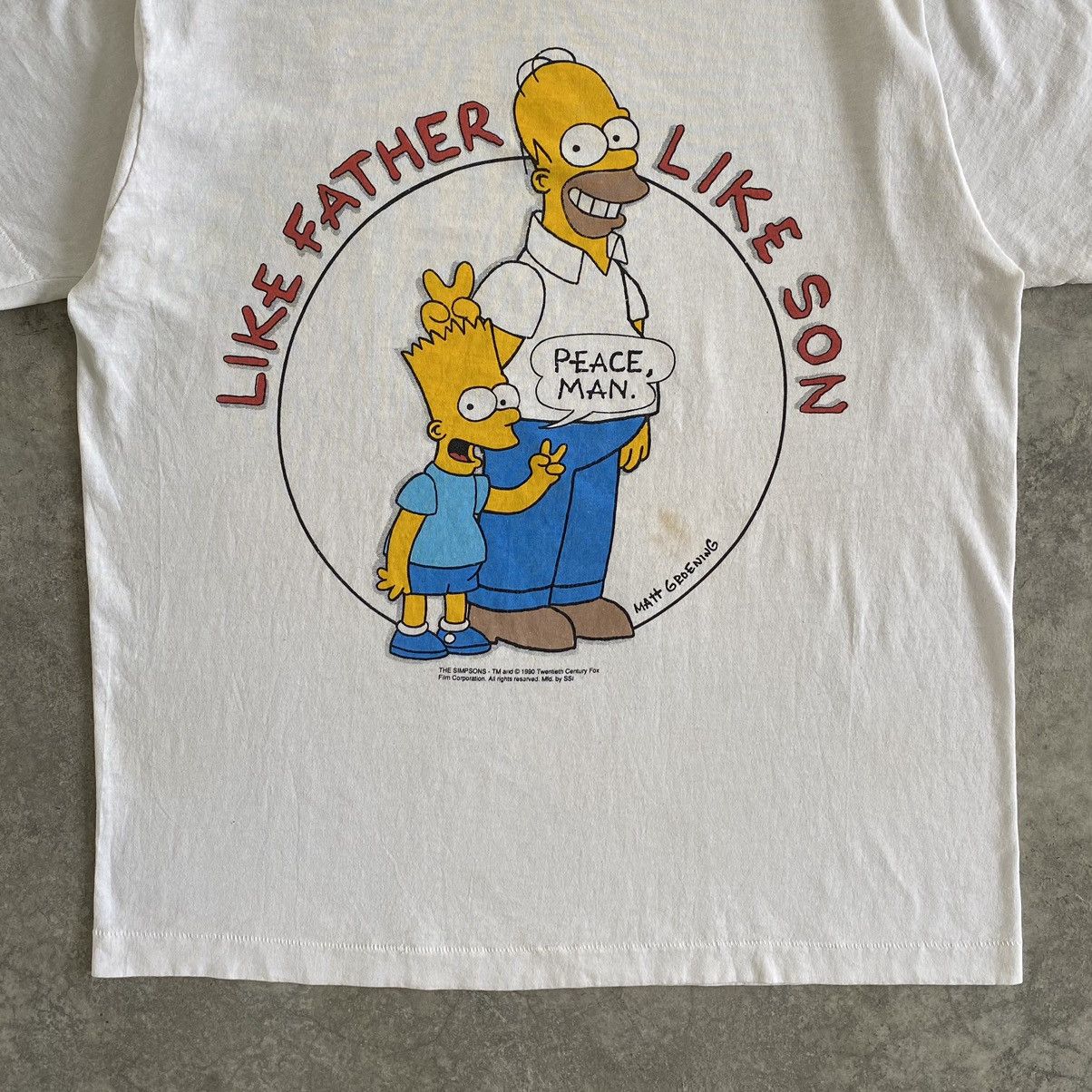 The Simpsons Vintage 1990 The Simpsons Cartoon Animated Sitcom T-shirt Size US XL / EU 56 / 4 - 4 Thumbnail