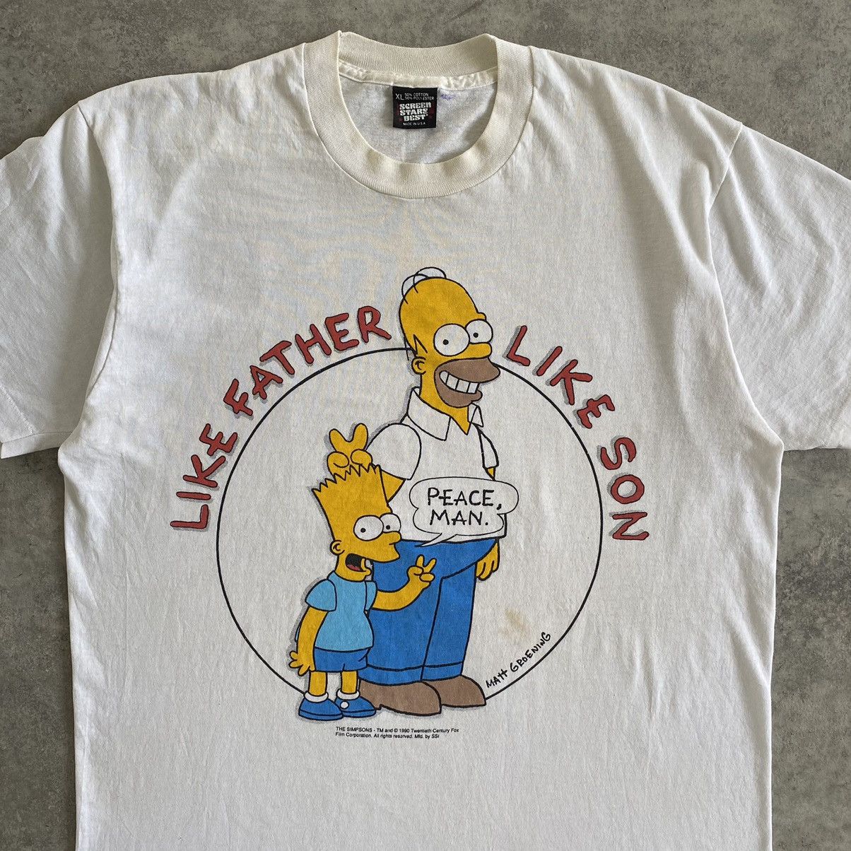 The Simpsons Vintage 1990 The Simpsons Cartoon Animated Sitcom T-shirt Size US XL / EU 56 / 4 - 3 Thumbnail