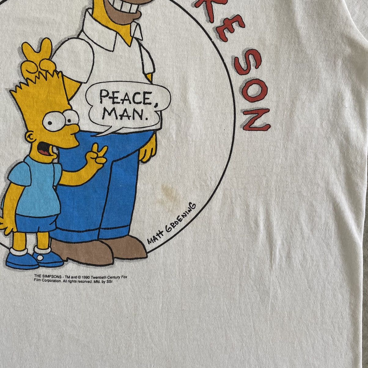 The Simpsons Vintage 1990 The Simpsons Cartoon Animated Sitcom T-shirt Size US XL / EU 56 / 4 - 5 Thumbnail