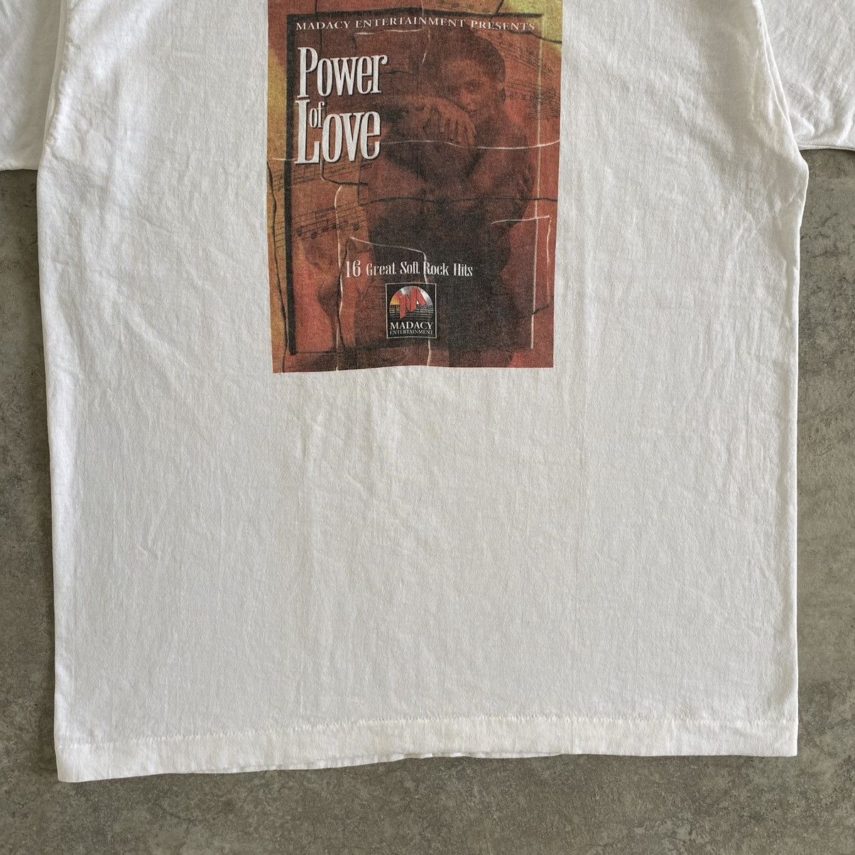 Rap Tees Vintage 1996 Power Of Love Promo Album T-shirt Size US L / EU 52-54 / 3 - 5 Thumbnail