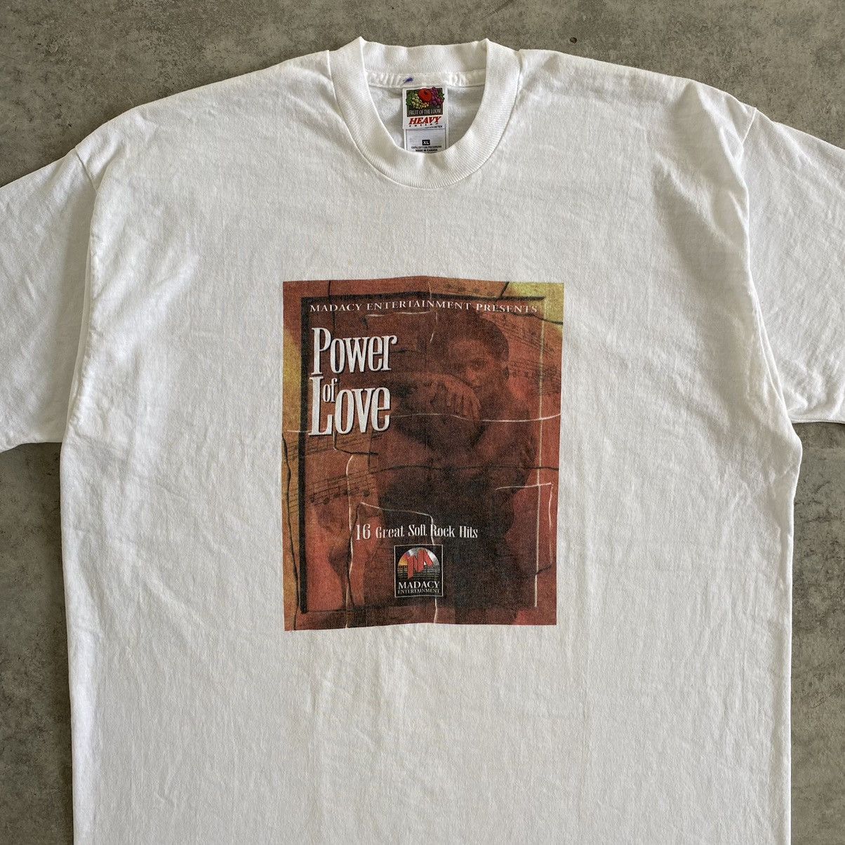 Rap Tees Vintage 1996 Power Of Love Promo Album T-shirt Size US L / EU 52-54 / 3 - 3 Thumbnail