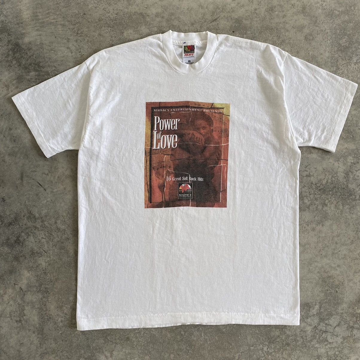 Rap Tees Vintage 1996 Power Of Love Promo Album T-shirt Size US L / EU 52-54 / 3 - 4 Thumbnail