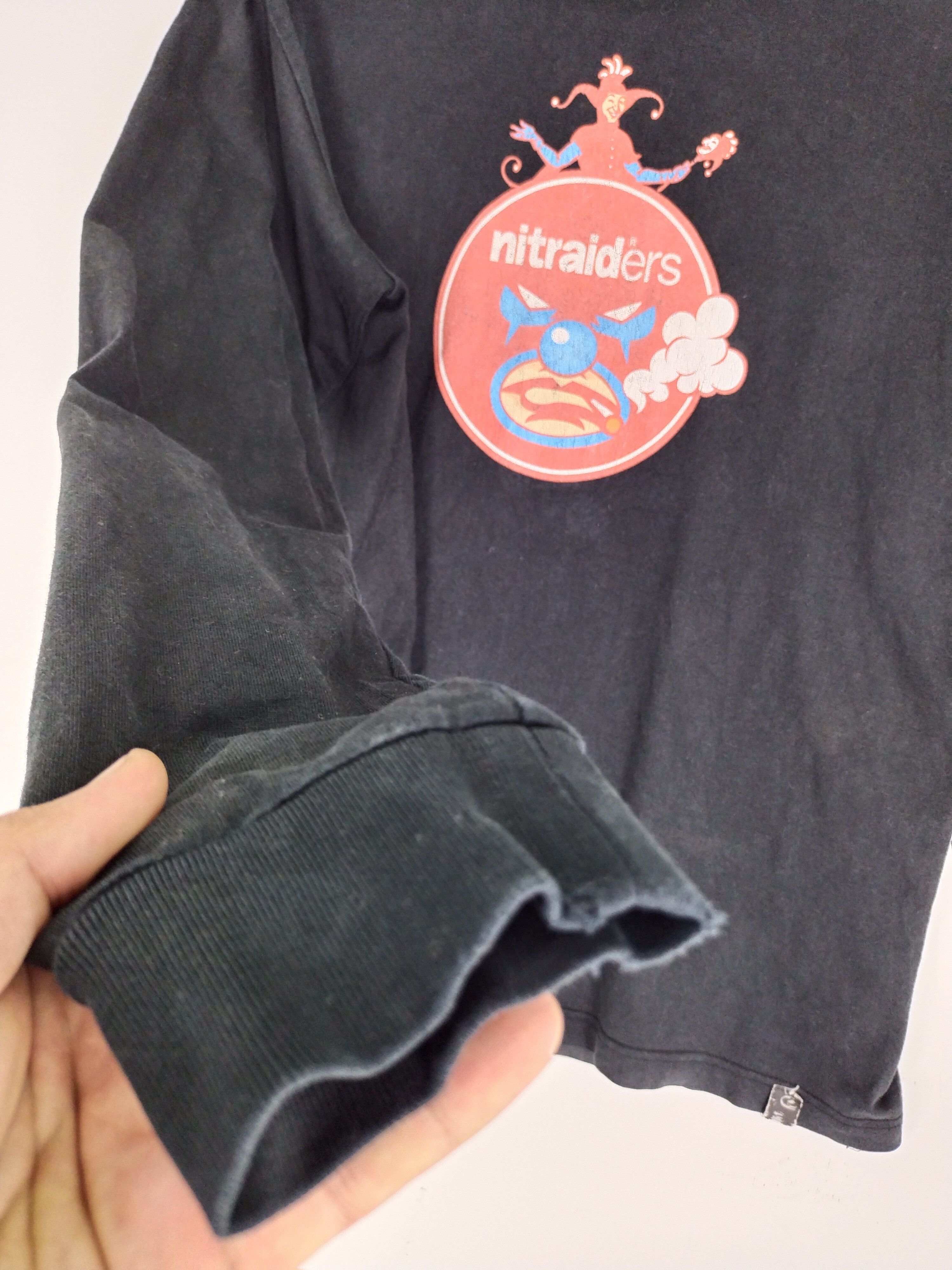 Nitraid Vintage Nitraid "Nitraiders" Harlequin Drama Club Long Shirt Size US M / EU 48-50 / 2 - 5 Thumbnail