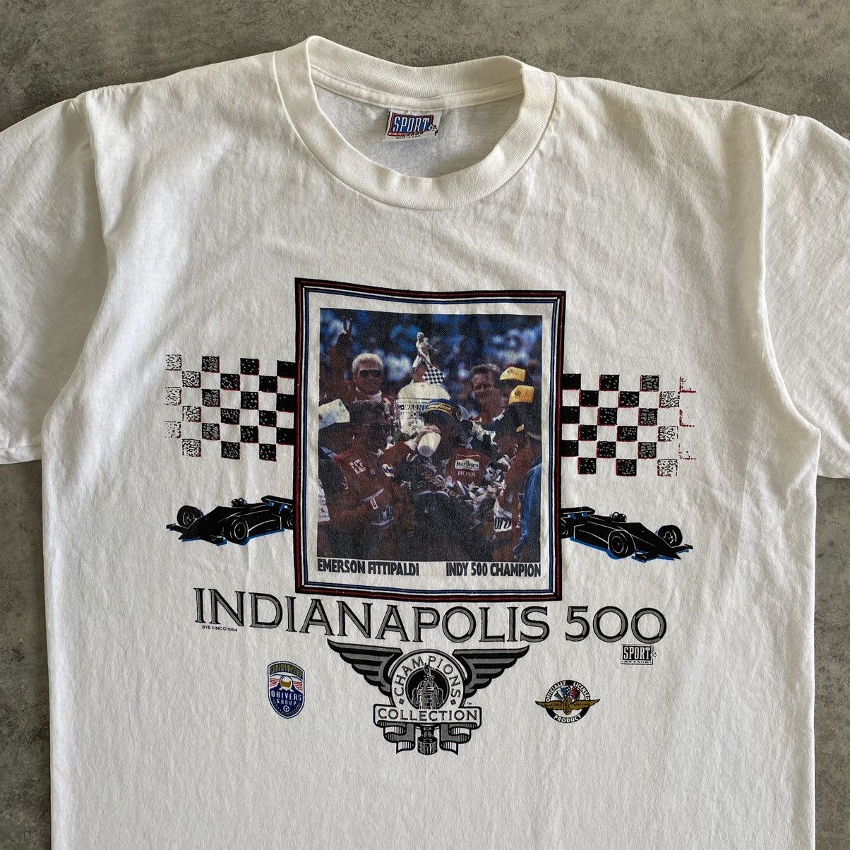 Vintage VTG 90’s Indianapolis Indy 500 Championship Photo Print Tee Size US XL / EU 56 / 4 - 2 Thumbnail